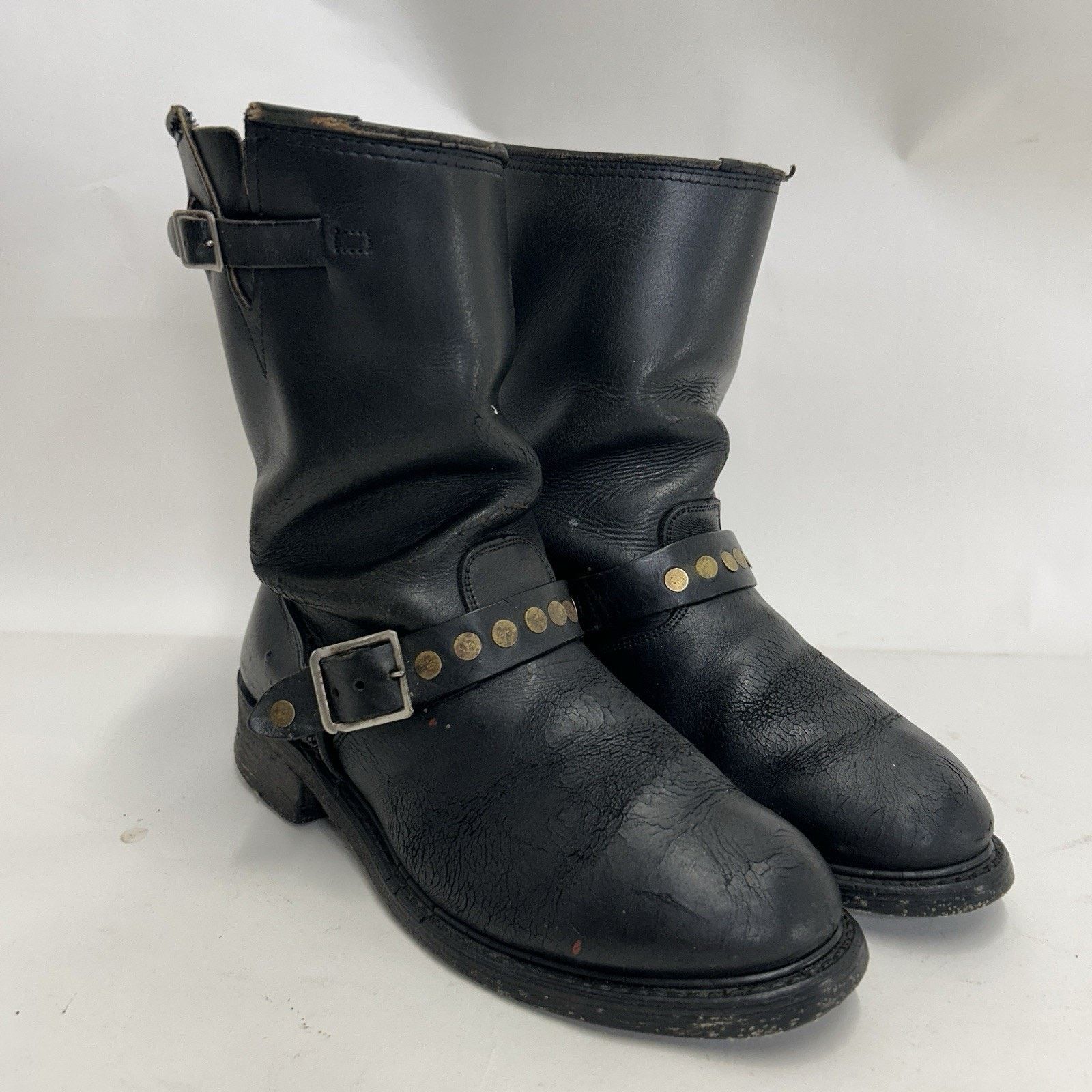 Vintage Riveted Engineer Boots Made in USA Style 7800 The vintage Chippewa Engineer Boots with 1940s - 1950s style  main image 3