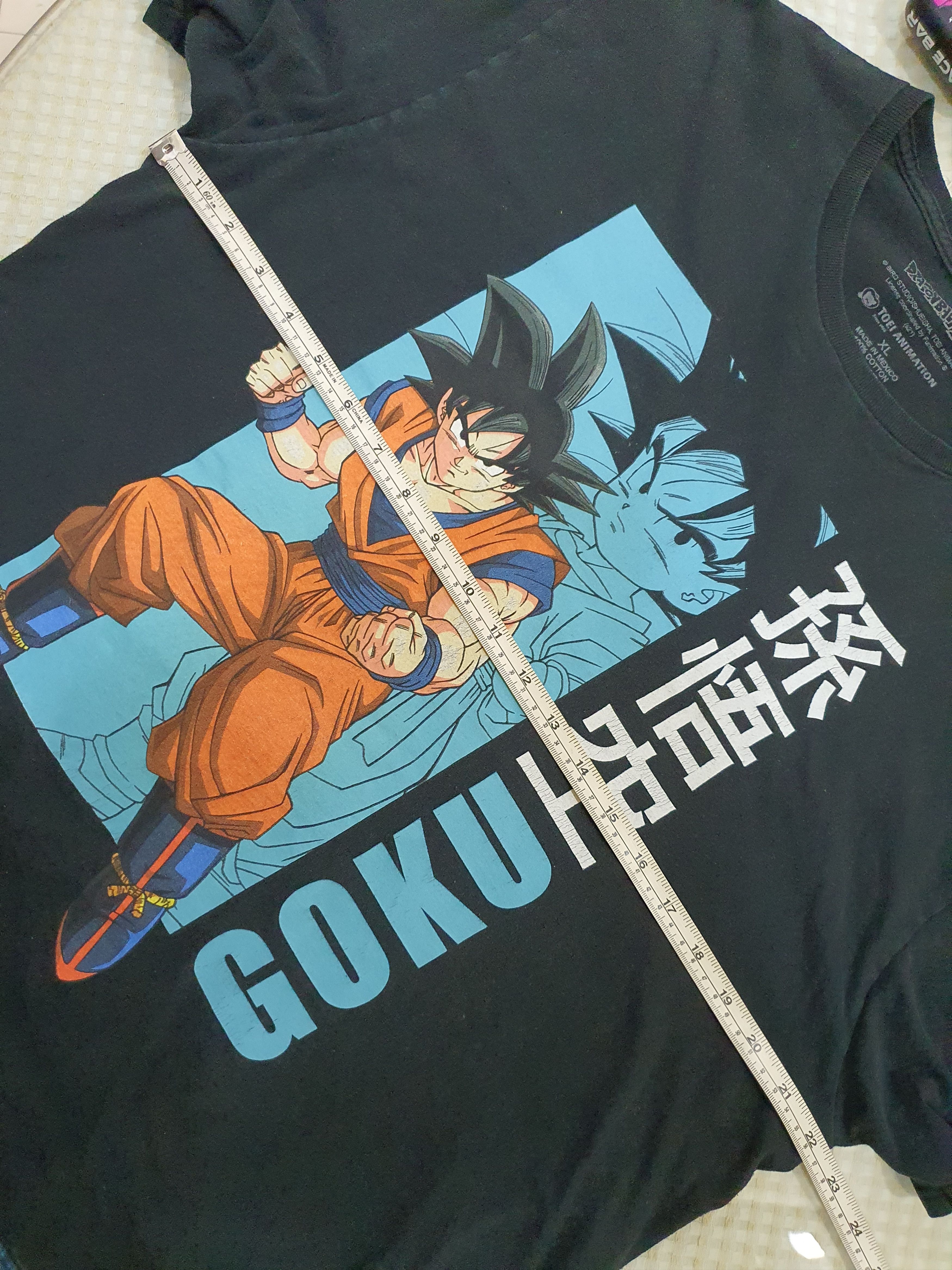 Anime Dragon Ball Z men's graphic T-shirt featuring Son Goku Size US XL / EU 56 / 4 - 10 Thumbnail