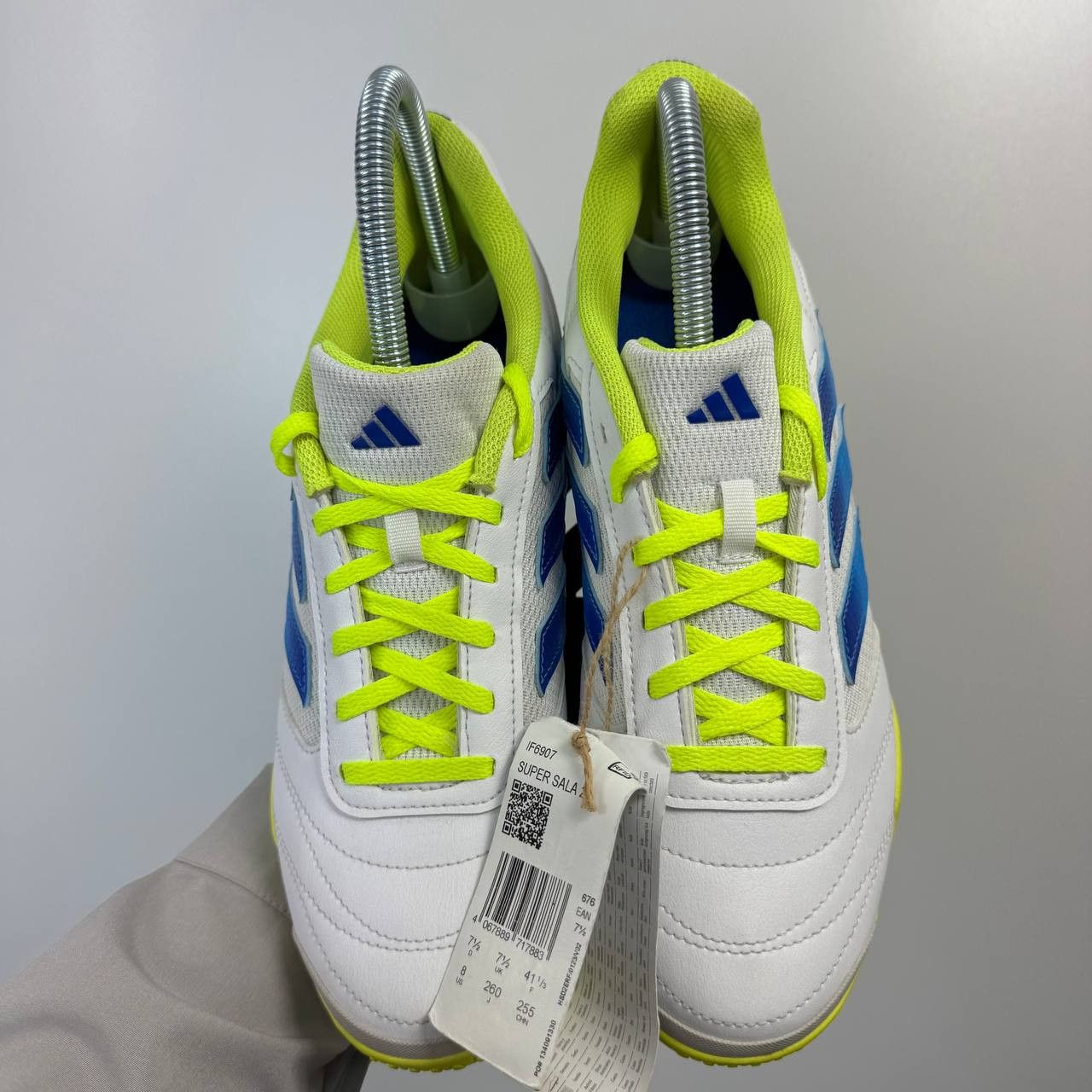 adidas gazelle silver green womens Vintage Adidas Beckenbauer Super Football Cleats Made in Austria Size –  Leot James main image 0