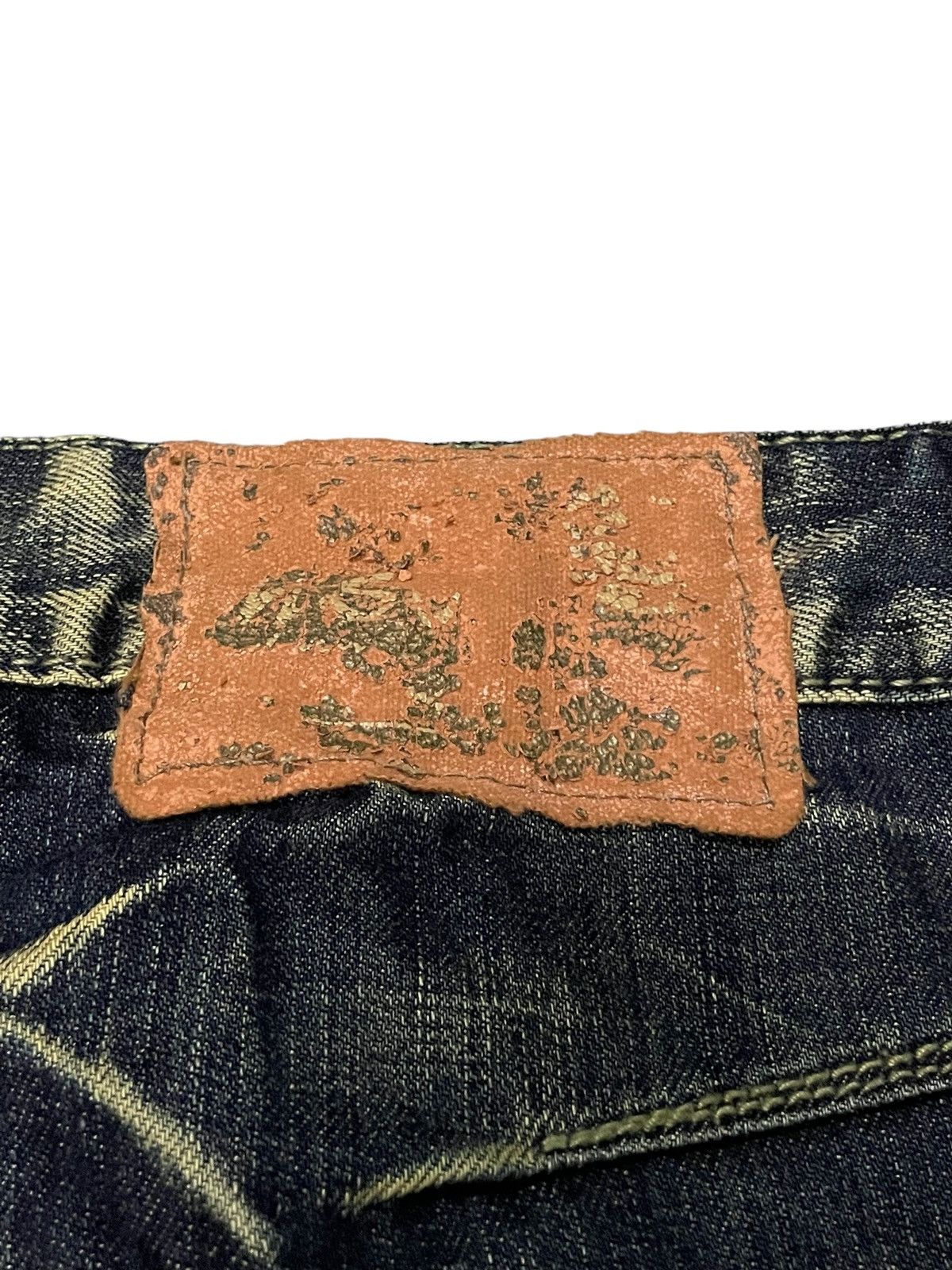 Hysteric Glamour × LOWBOX × PPFM Junya Watanabe Balenciaga Style Mud Rust 3D Whisker Jeans Size US 32 / EU 48 - 17 Thumbnail