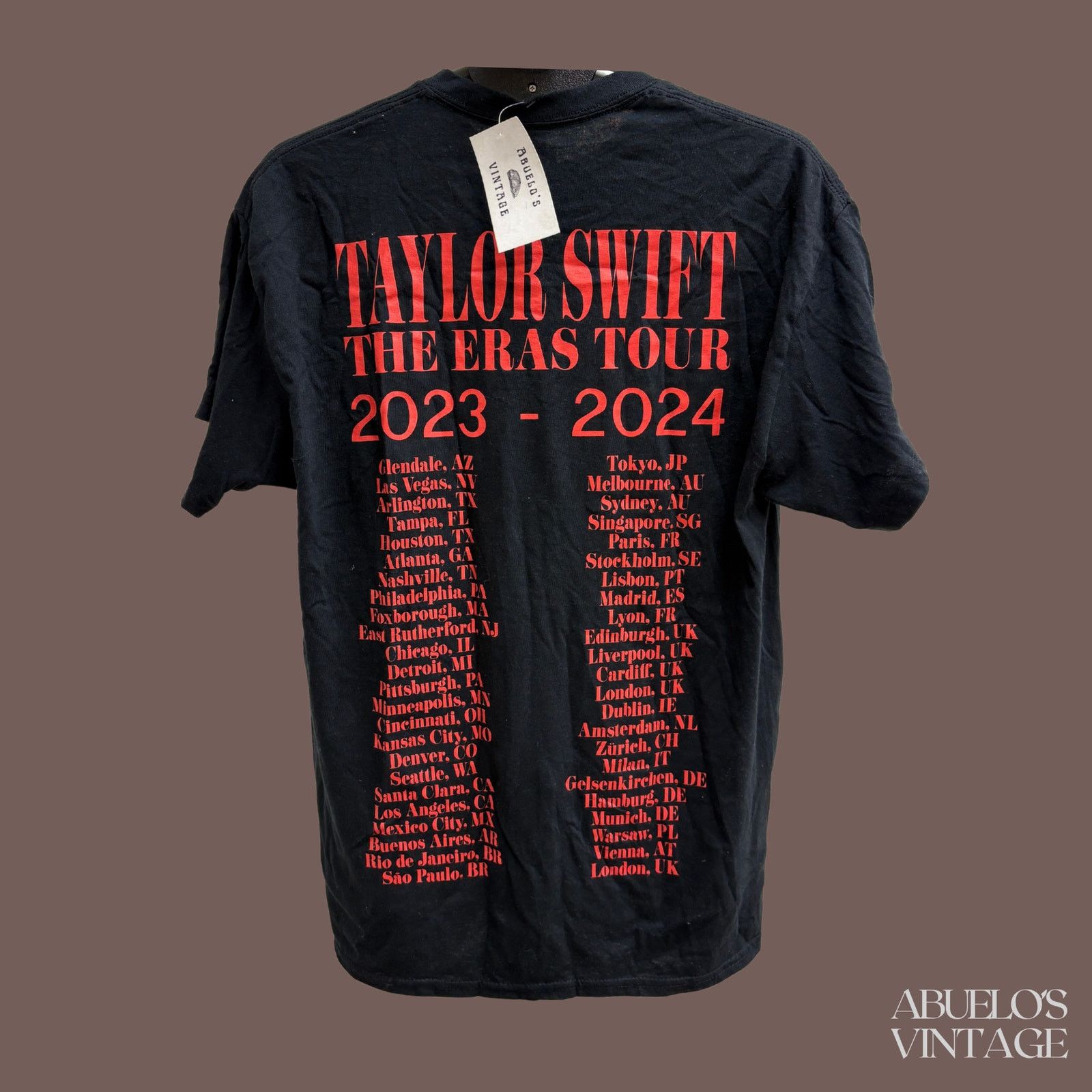 Other Taylor Swift Eras Tour Tee | Black Graphic | 2023 Tour Size US L / EU 52-54 / 3 - 2 Thumbnail