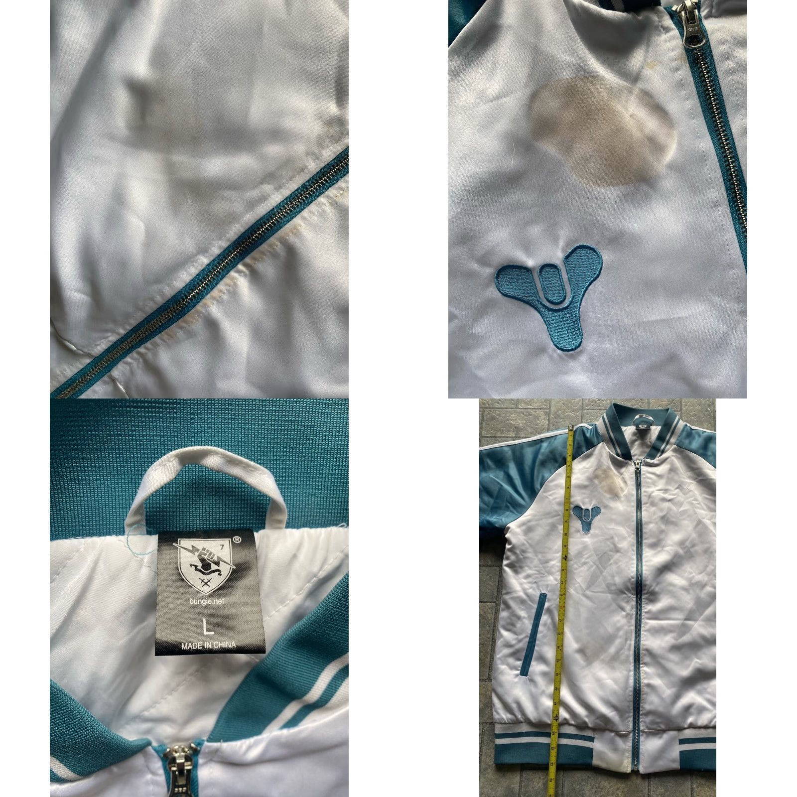 Hunter Bungie Destiny Jacket Men L Full Zip Flaws Stains Wear Multicolor Jacket Men’s Large Size US L / EU 52-54 / 3 - 8 Thumbnail