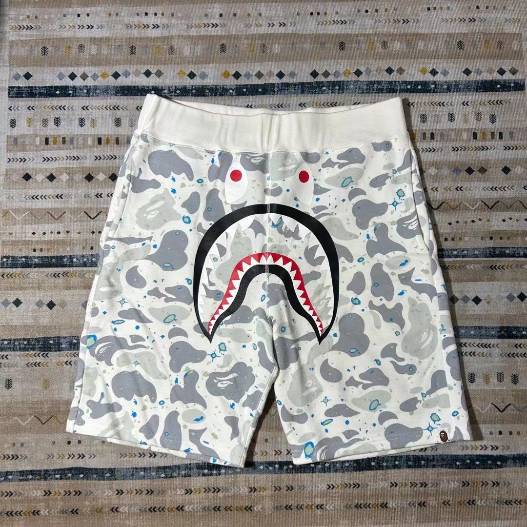 SPACE CAMO SHARK SWEAT SHORTS