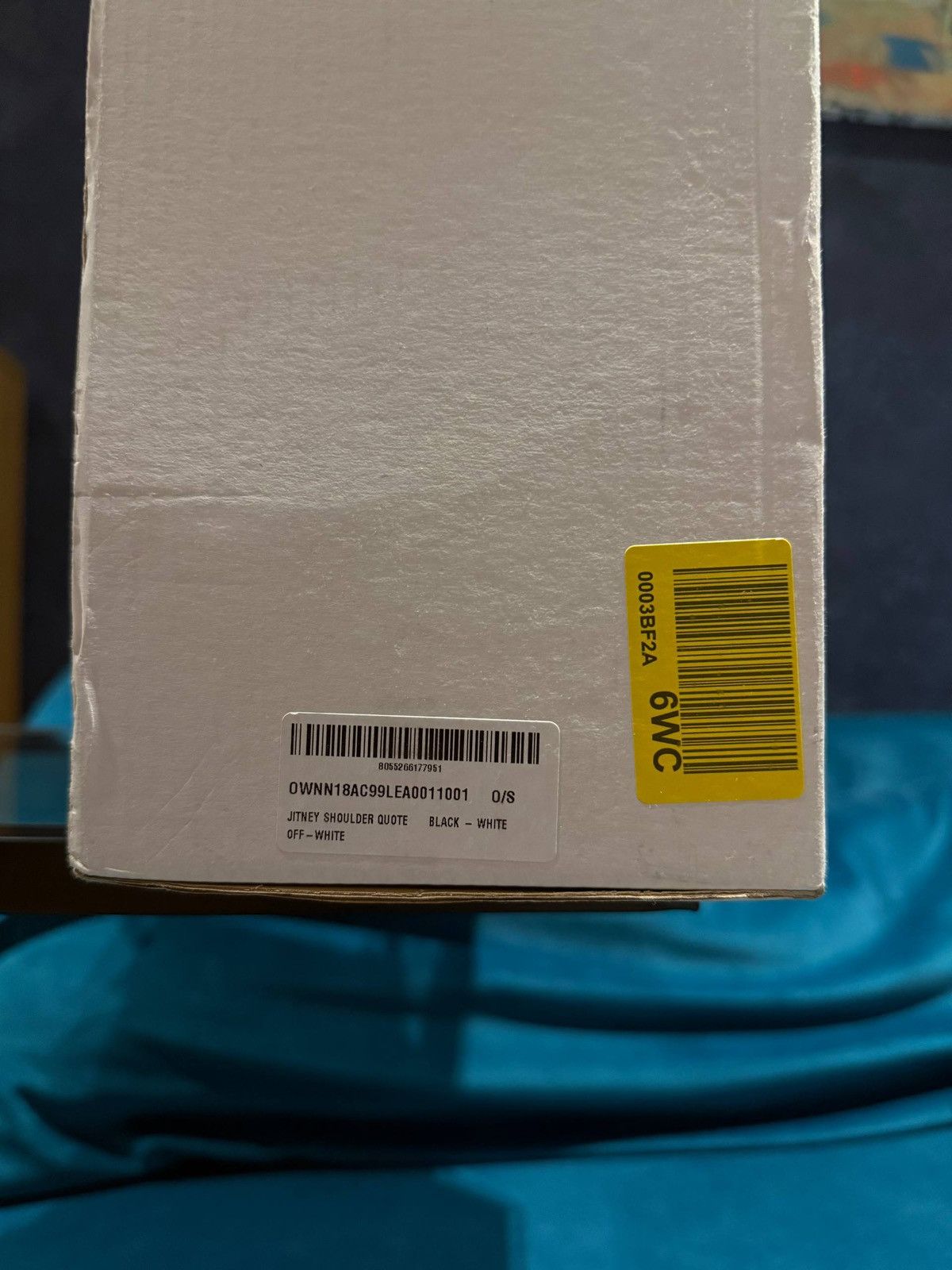 Off-White JITNEY SHOULDER QUOTE BLACK - WHITE OFF - WHITE Size ONE SIZE - 6 Thumbnail