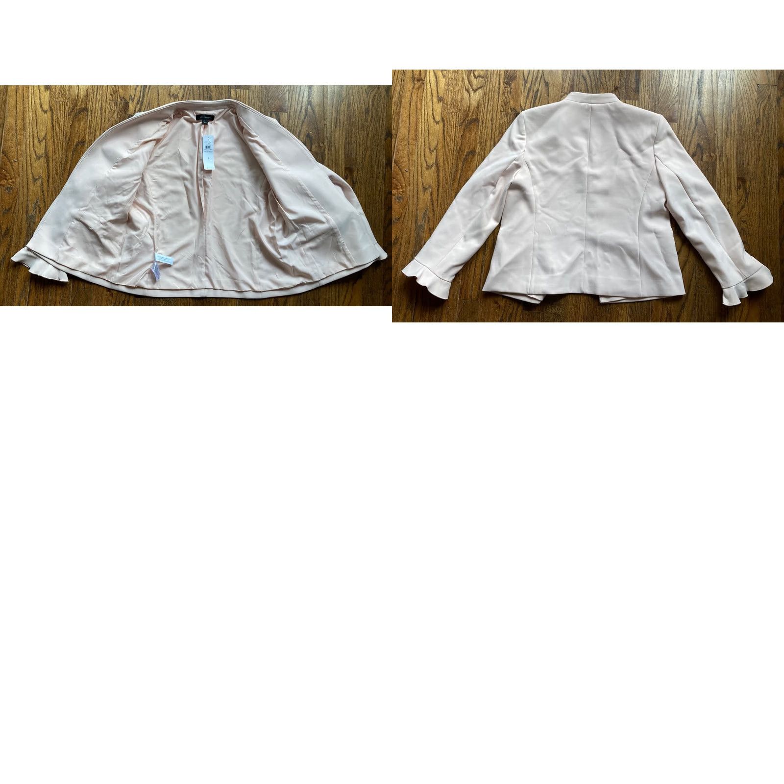 Ann Taylor Ann Taylor Jacket Womens Size 4 Pink Lined Regular Office Career Spring Fall Summer Winter Size S / US 4 / IT 40 - 9 Thumbnail