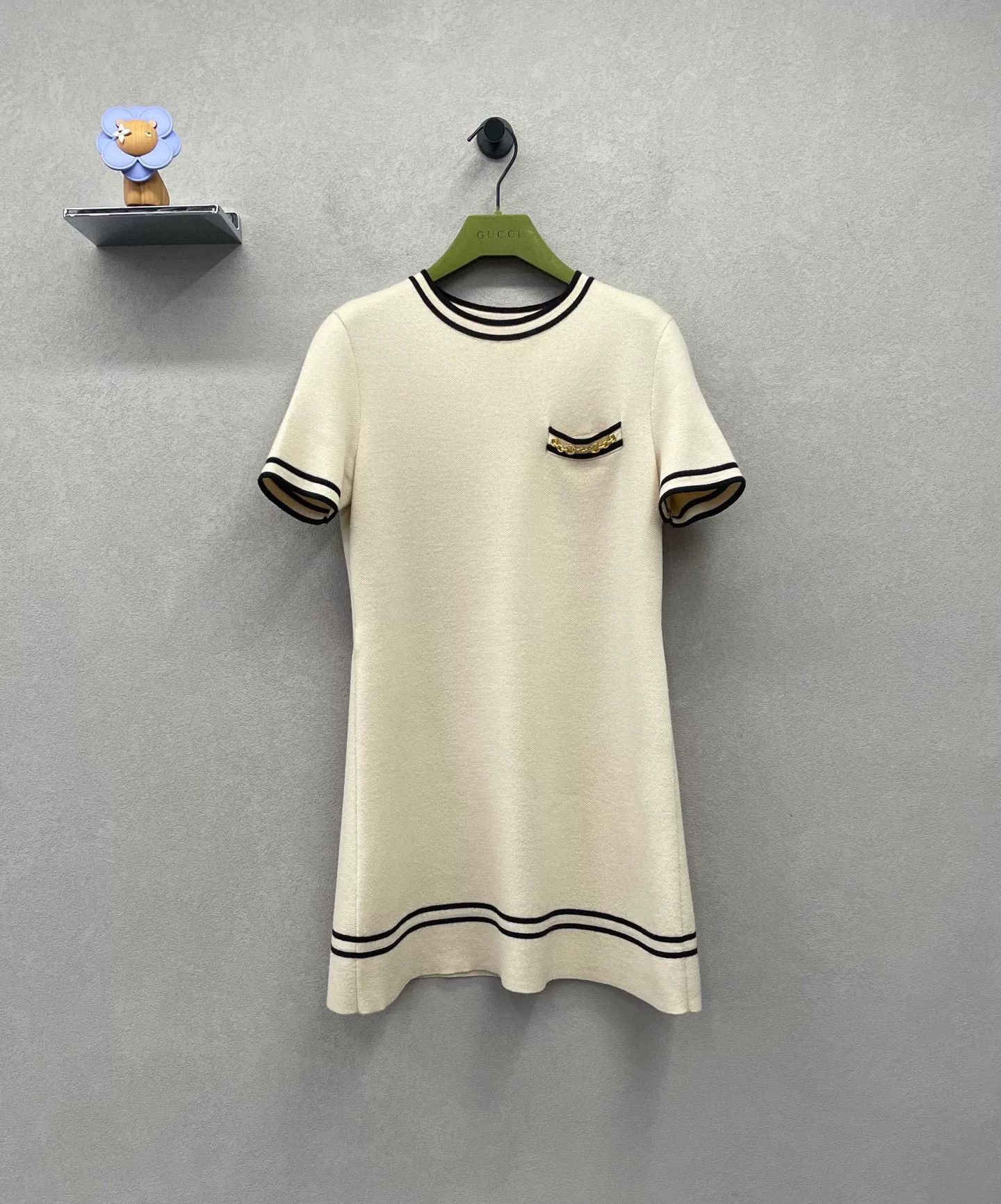 Gucci Gucci Wool A-Line Short-Sleeve Dress Size XS / US 0-2 / IT 36-38 - 1 Thumbnail