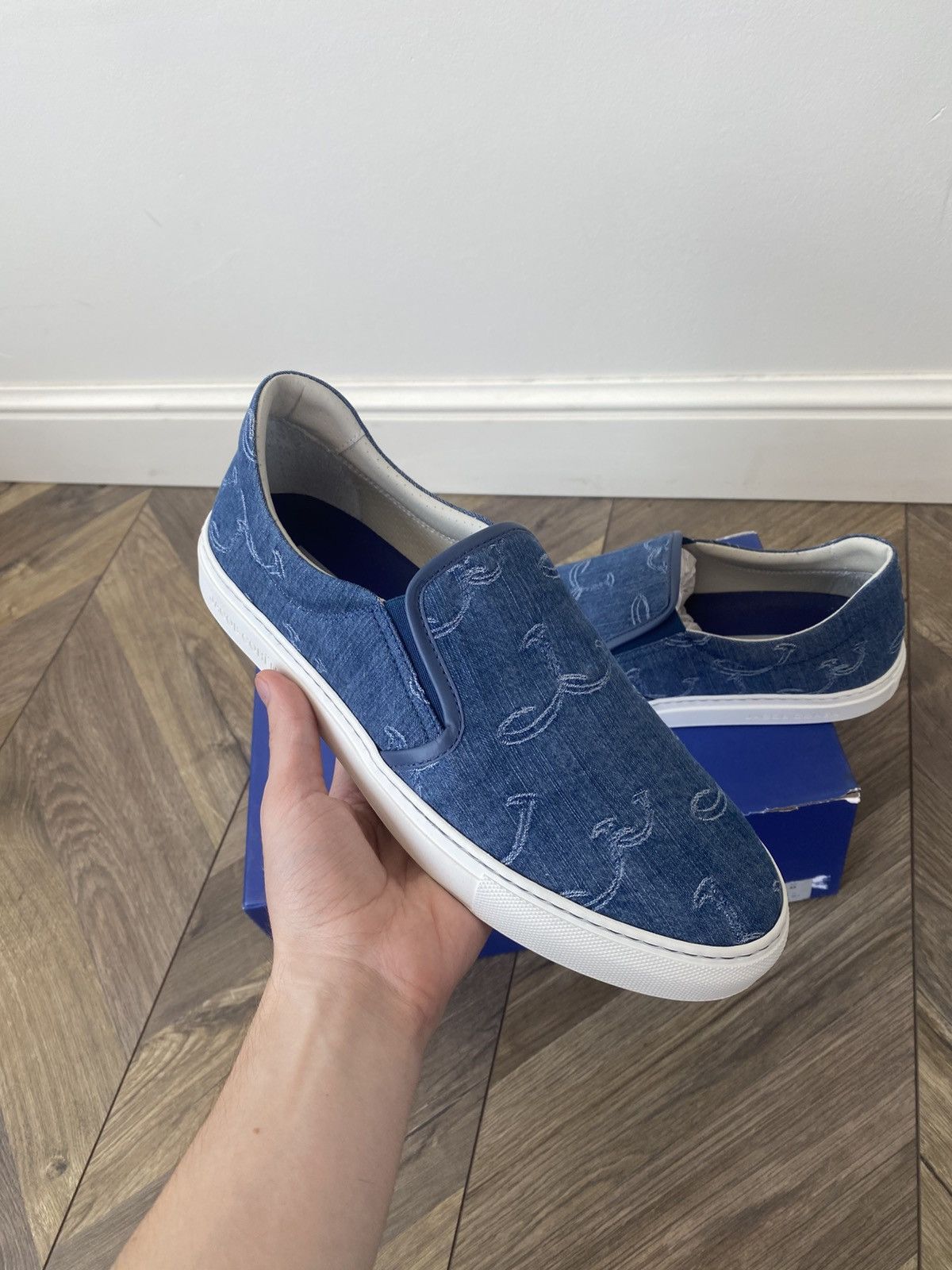Jacob Cohen JACOB COHEN | SLIP ON 01023 038 blue Size US 9 / EU 42 - 6 Thumbnail