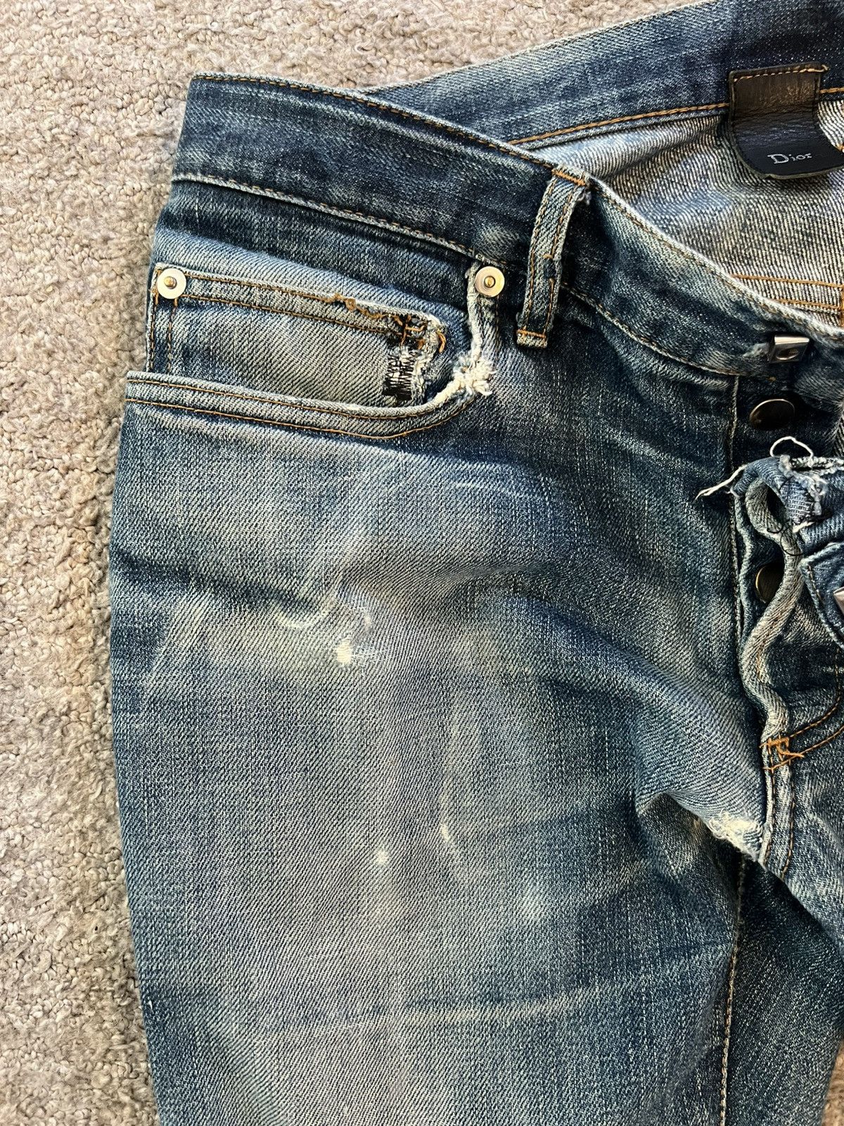 Hedi Slimane Christian Dior Hedi Slimane 2006 Denim (SOLD) Size US 31 - 10 Thumbnail