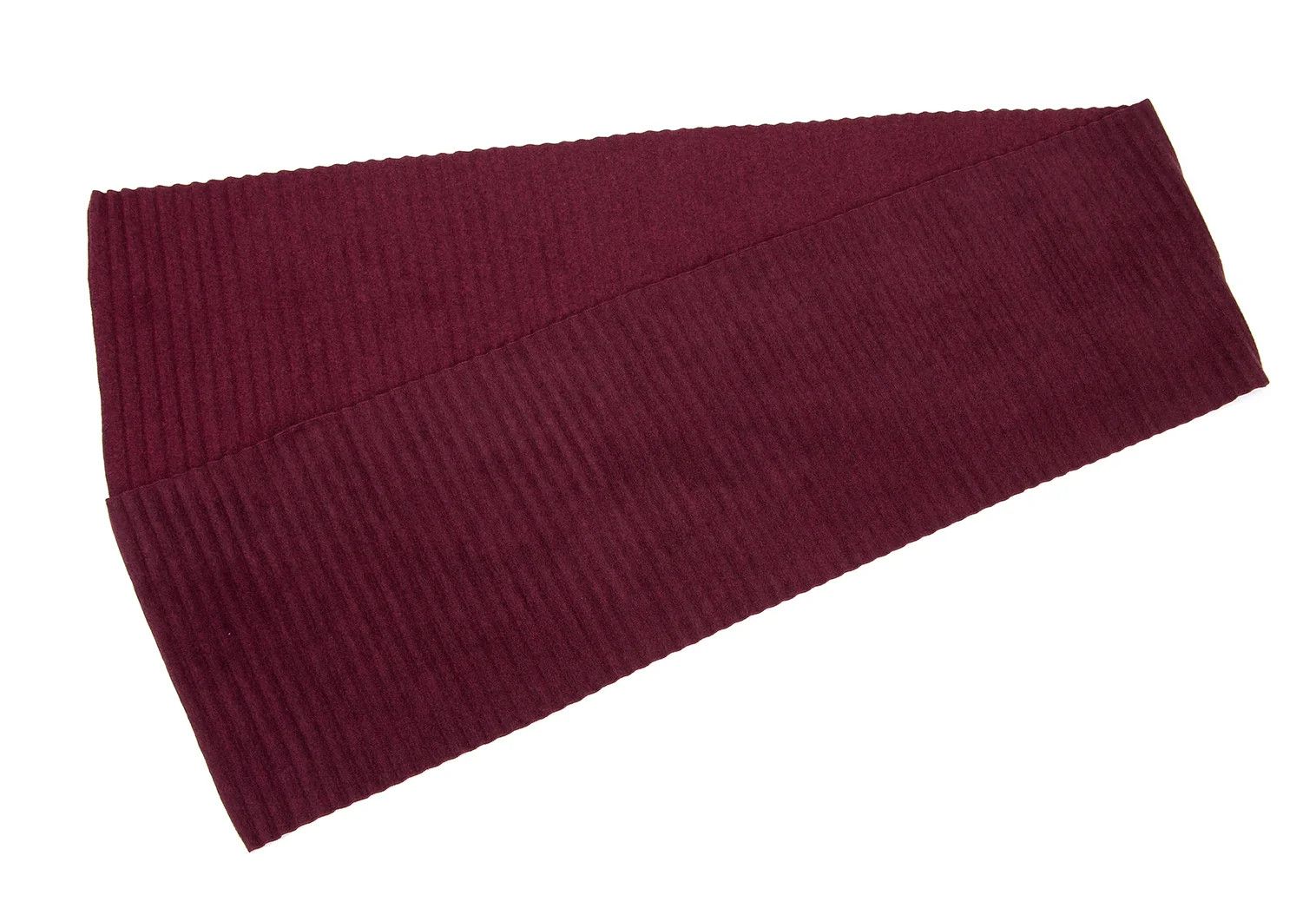 Issey Miyake Pleated Scarf in Red-Purple, Good Condition Size ONE SIZE - 2 Thumbnail