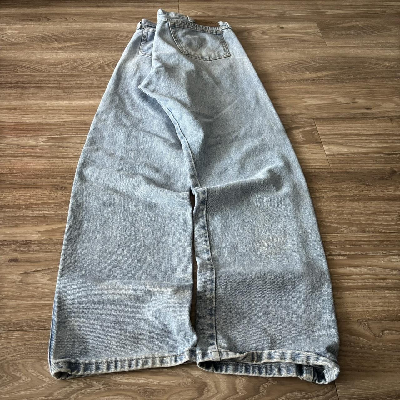 Vintage Crazy Vintage Y2K/2000s Baggy Light Wash Skater Denim Jeans! 38x34 Size US 38 / EU 54 - 4 Thumbnail