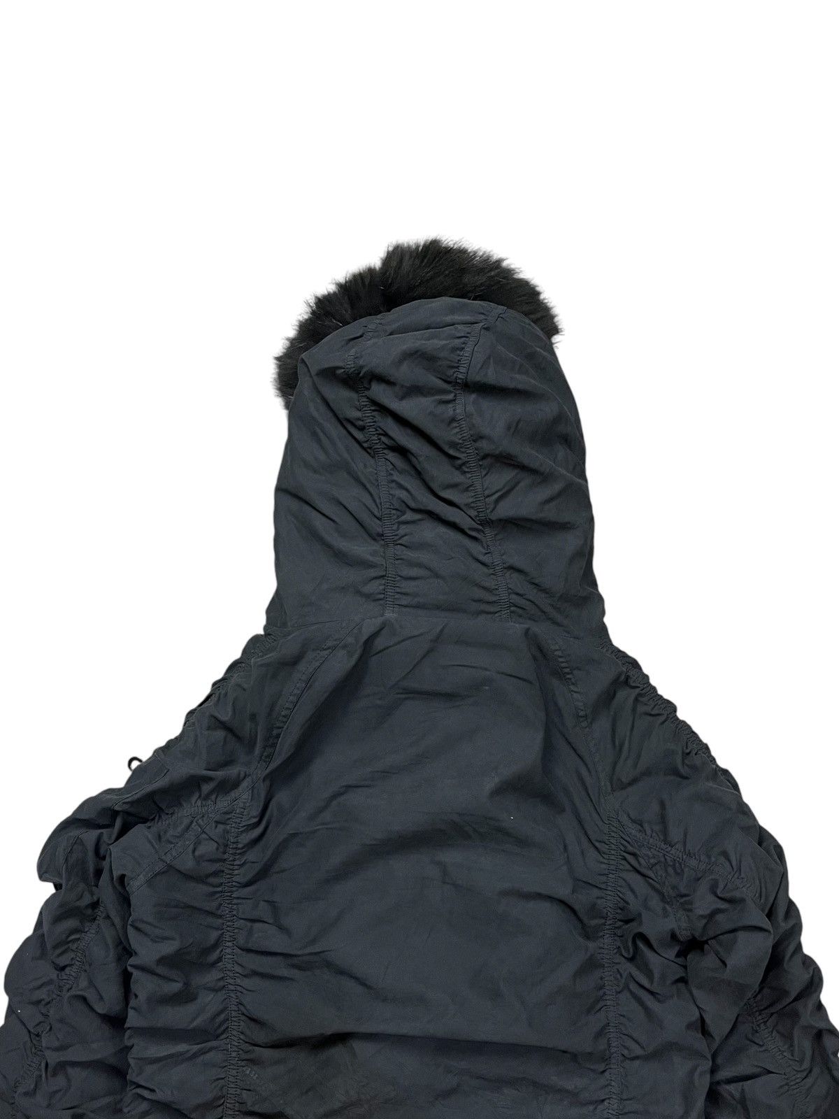 14th Addiction 2000s Morgan Homme - Raccon Fur Cargo Hoodie Size US M / EU 48-50 / 2 - 8 Thumbnail