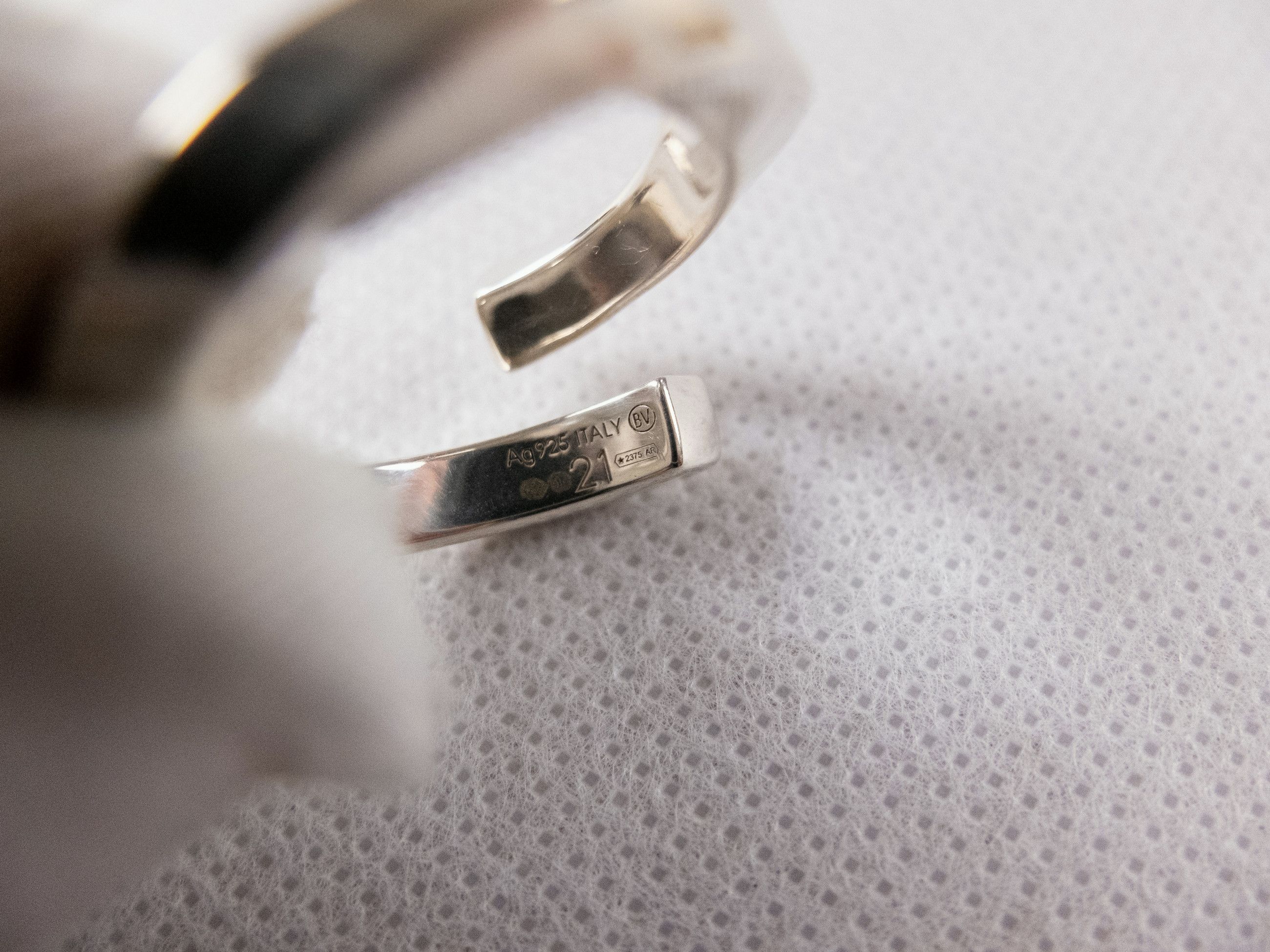 Bottega Veneta BOTTEGA VENETA Sterling silver coil round ring 9.5 21 q Size ONE SIZE - 5 Thumbnail