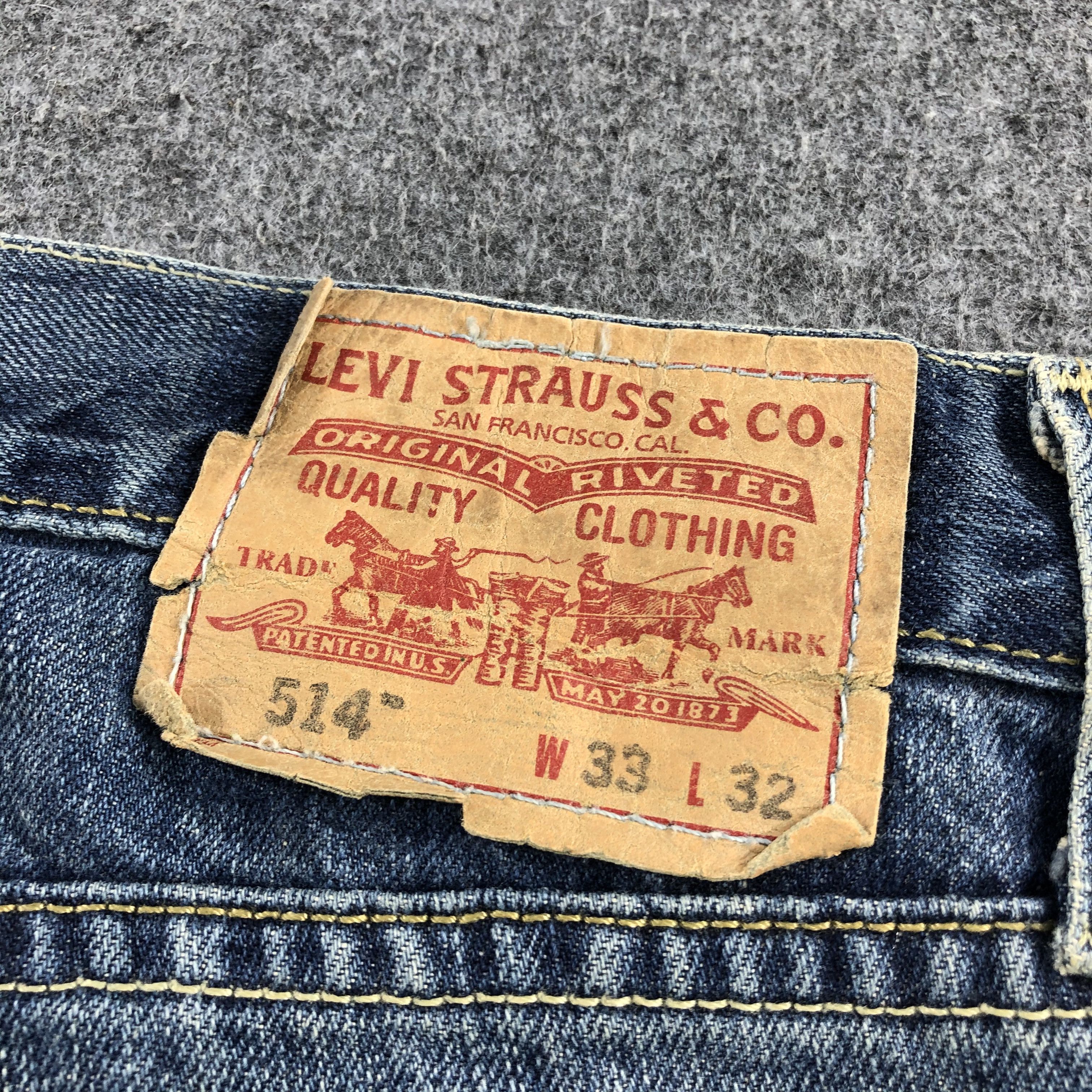Levi's Vintage Blue Wash Levis 514 Jeans-J1997 Size US 36 / EU 52 - 5 Thumbnail