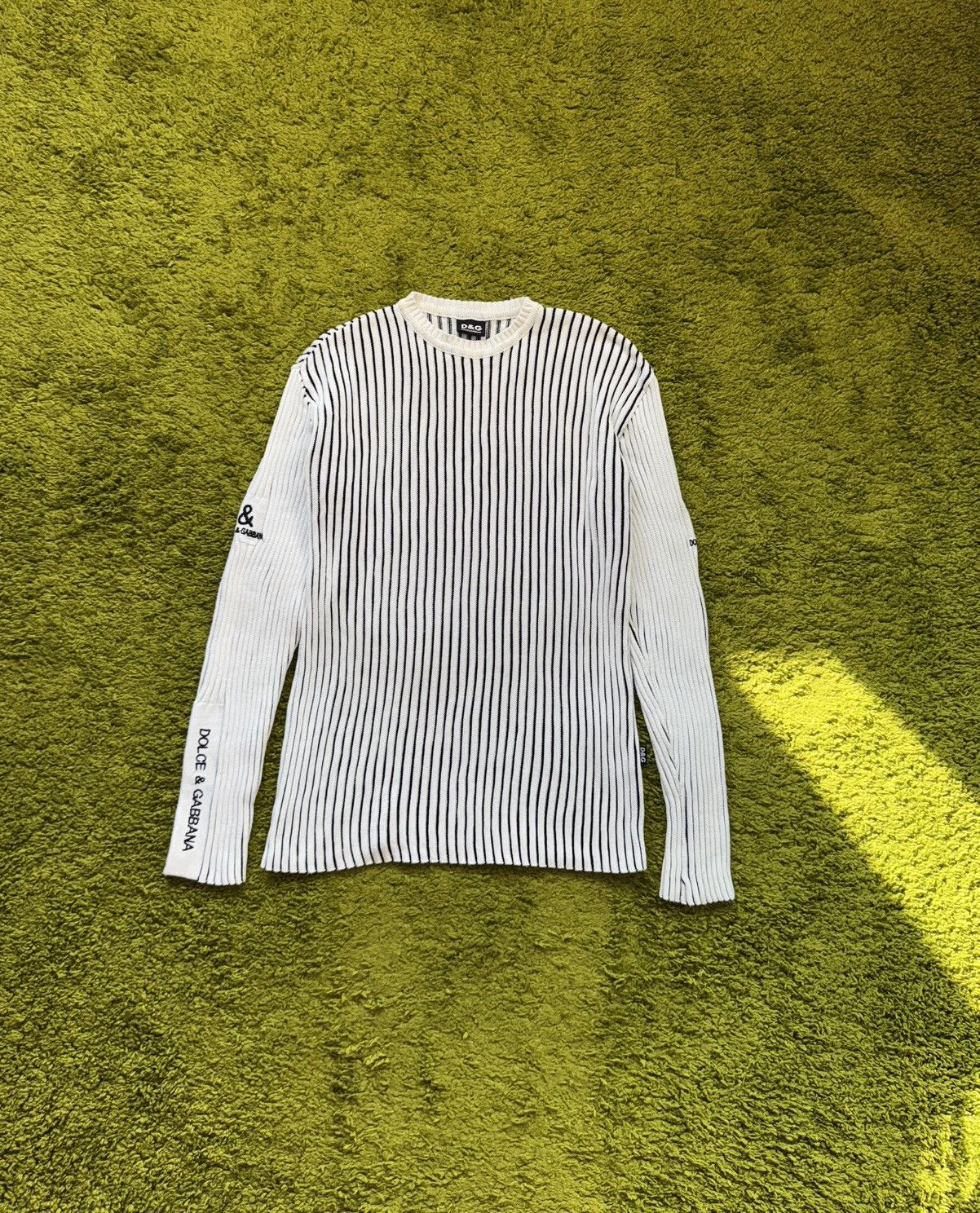 Dolce & Gabbana Dolce & Gabbana D&G 2000s vintage ribbed sweater Y2K Size US M / EU 48-50 / 2 - 1 Thumbnail