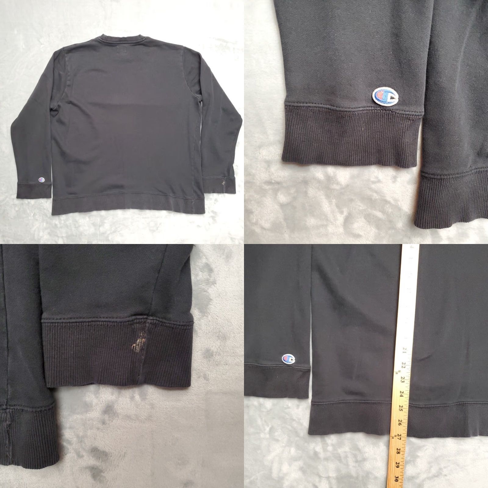 Champion Champion Sweatshirt Mens XL Black Long Sleeve Pullover Crewneck Casual Shirt Mens XL Black USA Size US XL / EU 56 / 4 - 8 Thumbnail