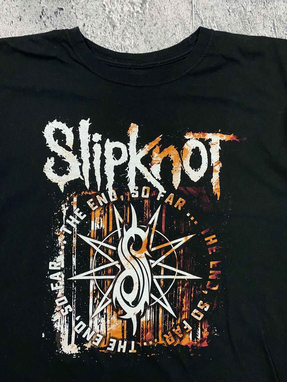 Slipknot × Vintage Tee Slipknot USA Streetwear Vintage singlestich Size US XL / EU 56 / 4 - 4 Thumbnail