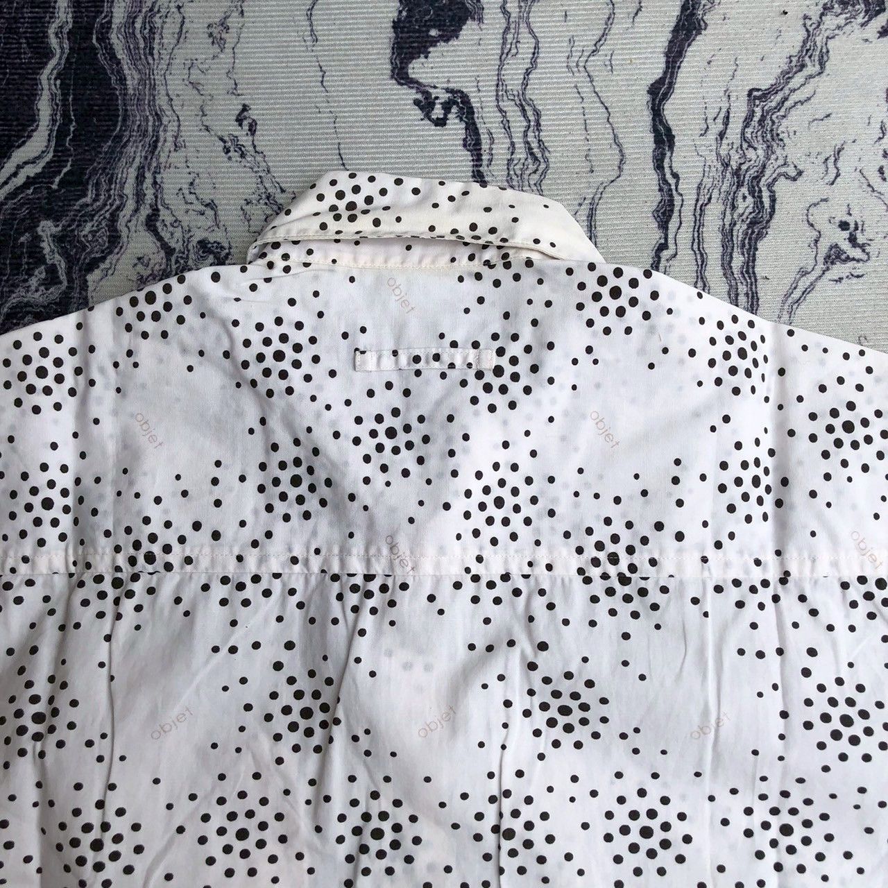 Jean Paul Gaultier Vintage 90s Jean Paul Gaultier Objet Polka Dot Shirt Size US S / EU 44-46 / 1 - 6 Thumbnail
