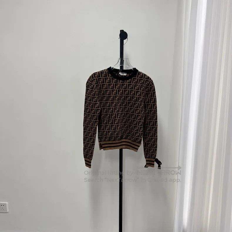 Fendi Fendi All-over Printed Knit Sweater Size XS / US 0-2 / IT 36-38 - 1 Thumbnail