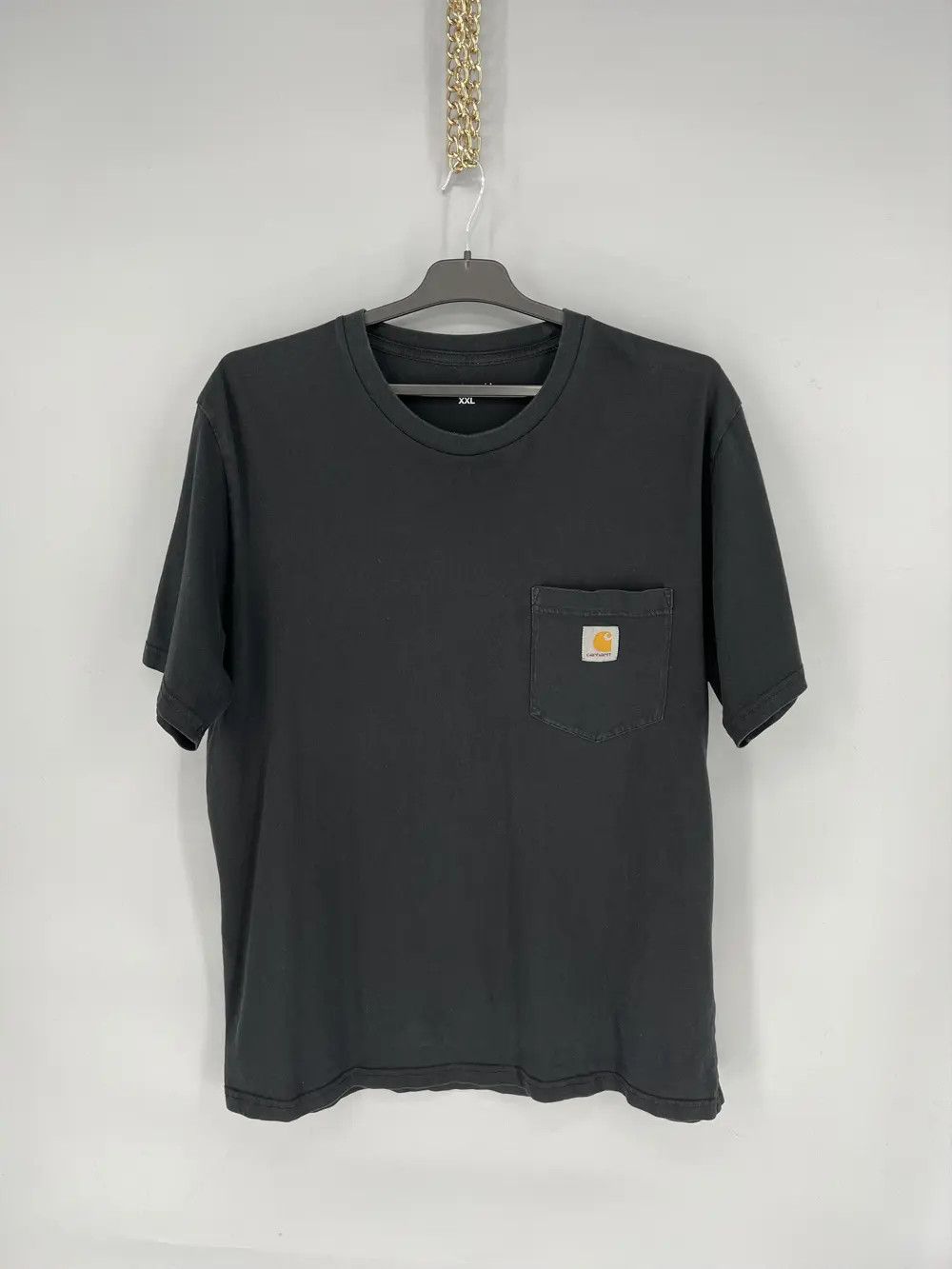 Other Vintage Y2K CARHARTT Mini Logo Faded Thrashed Tee 90s Size US XXL / EU 58 / 5 - 1 Thumbnail