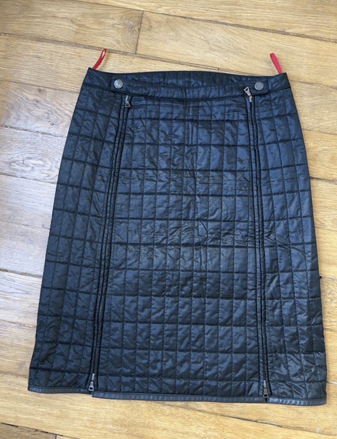 Miu Miu × Prada × Vintage Prada Skirt 1999 Nylon Red Tab Sport Pants Shell EX0125 Size 26" / US 2 / IT 38 - 1 Thumbnail