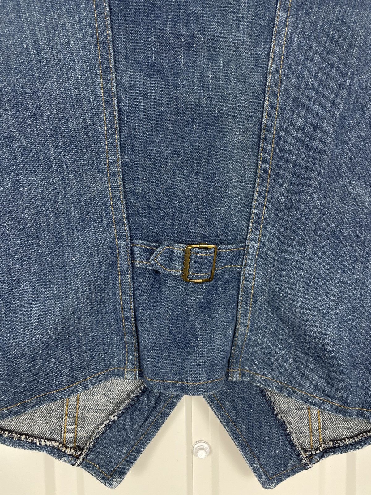 Levi's × Levi's Made & Crafted VTG 70’s 60613 Big E Denim Western Vest USA Teucker Jean Gilet Pocket Jacket Waistcoat Size US M / EU 48-50 / 2 - 12 Thumbnail