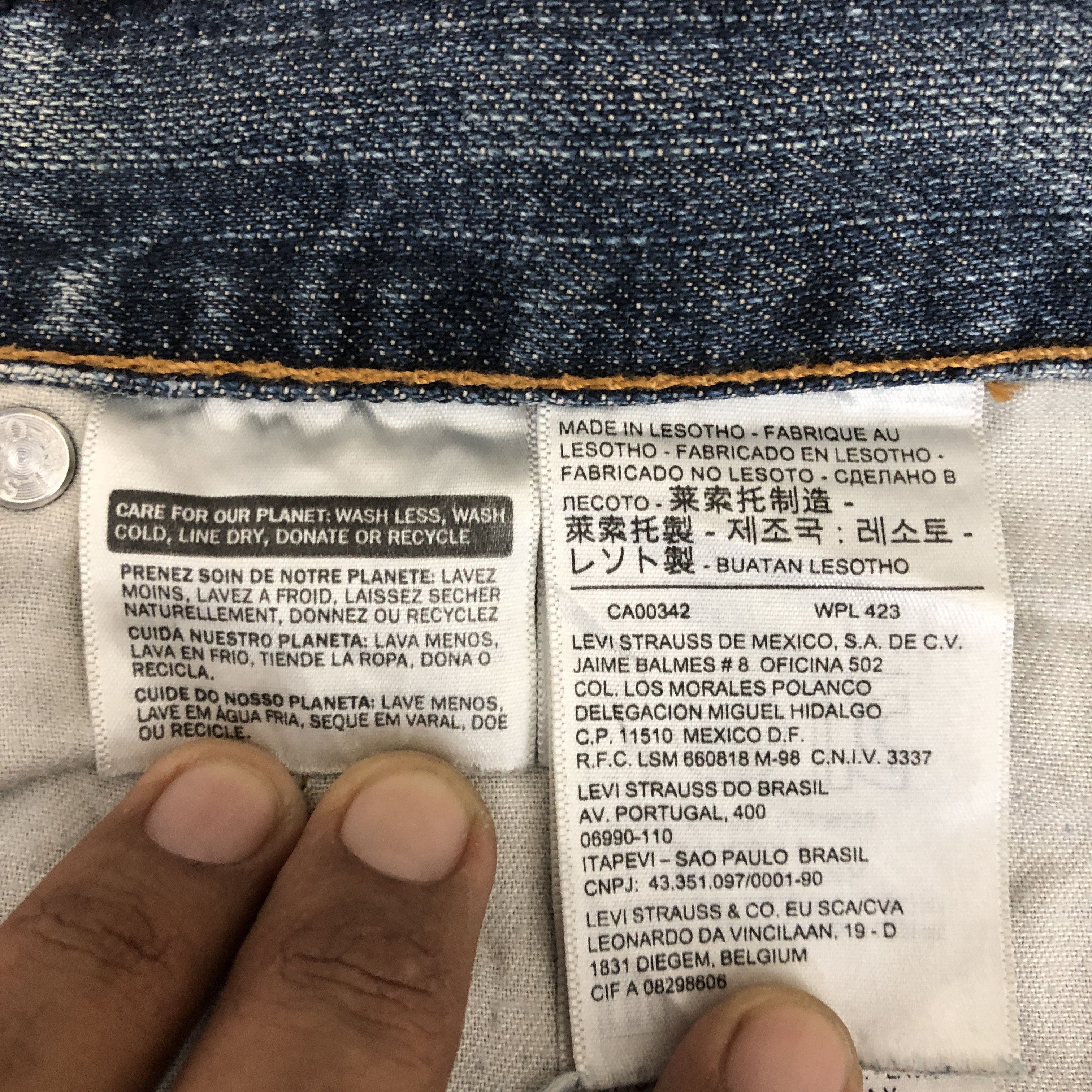 Levi's × Vintage Vintage Y2K Levis 505 Faded Jeans Dirty Levi's Ripped Denim Size US 36 / EU 52 - 9 Thumbnail