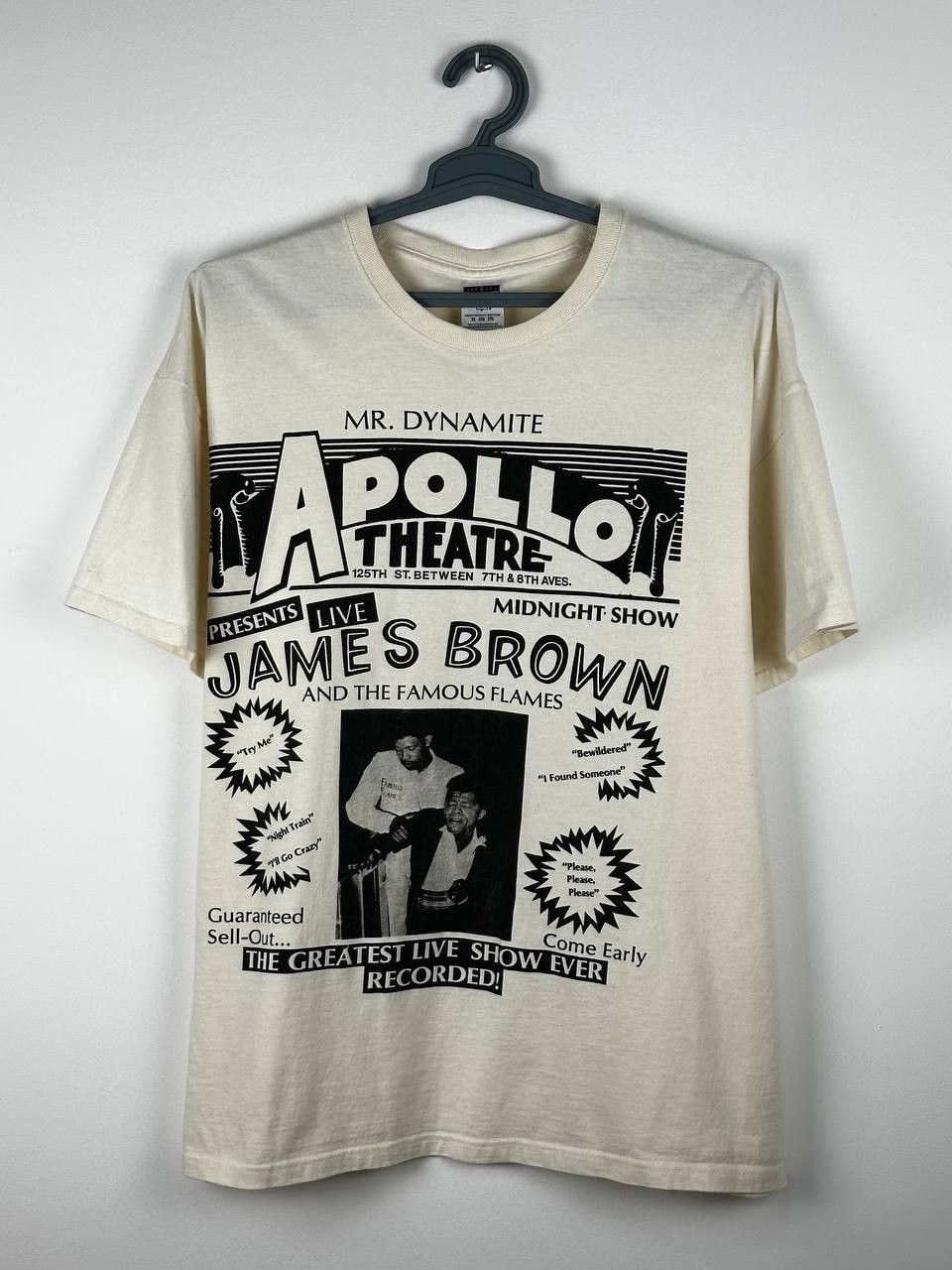 Vintage James Brown Apollo Theatre Promo t shirt