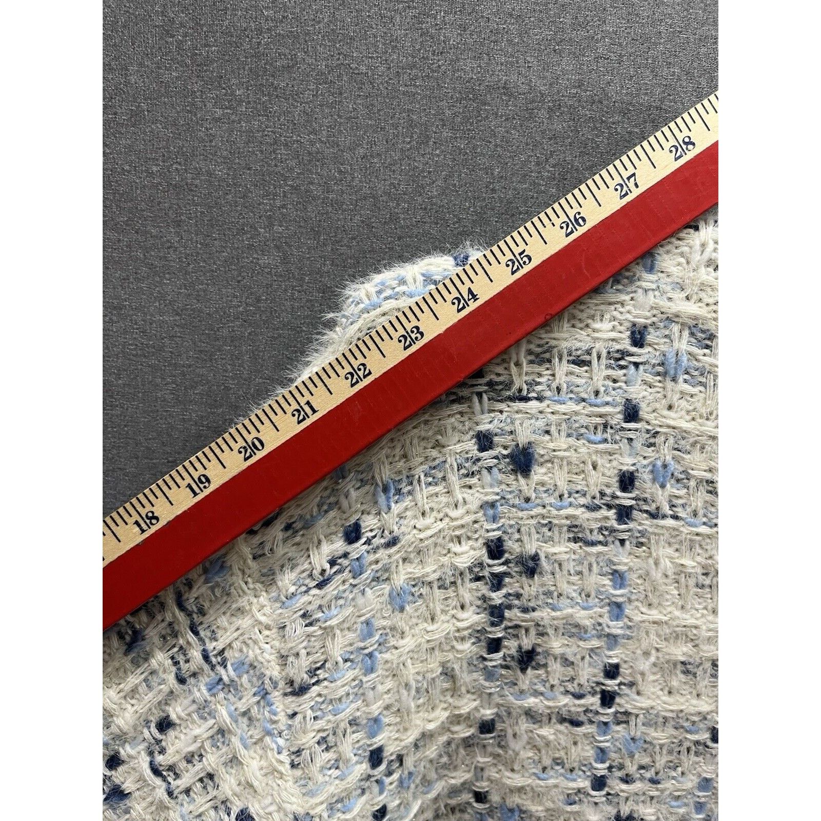 FRNCH NEW FRNCH Woven Knit Crewneck Sweater Cream Blue Size S/M Size S / US 4 / IT 40 - 9 Thumbnail