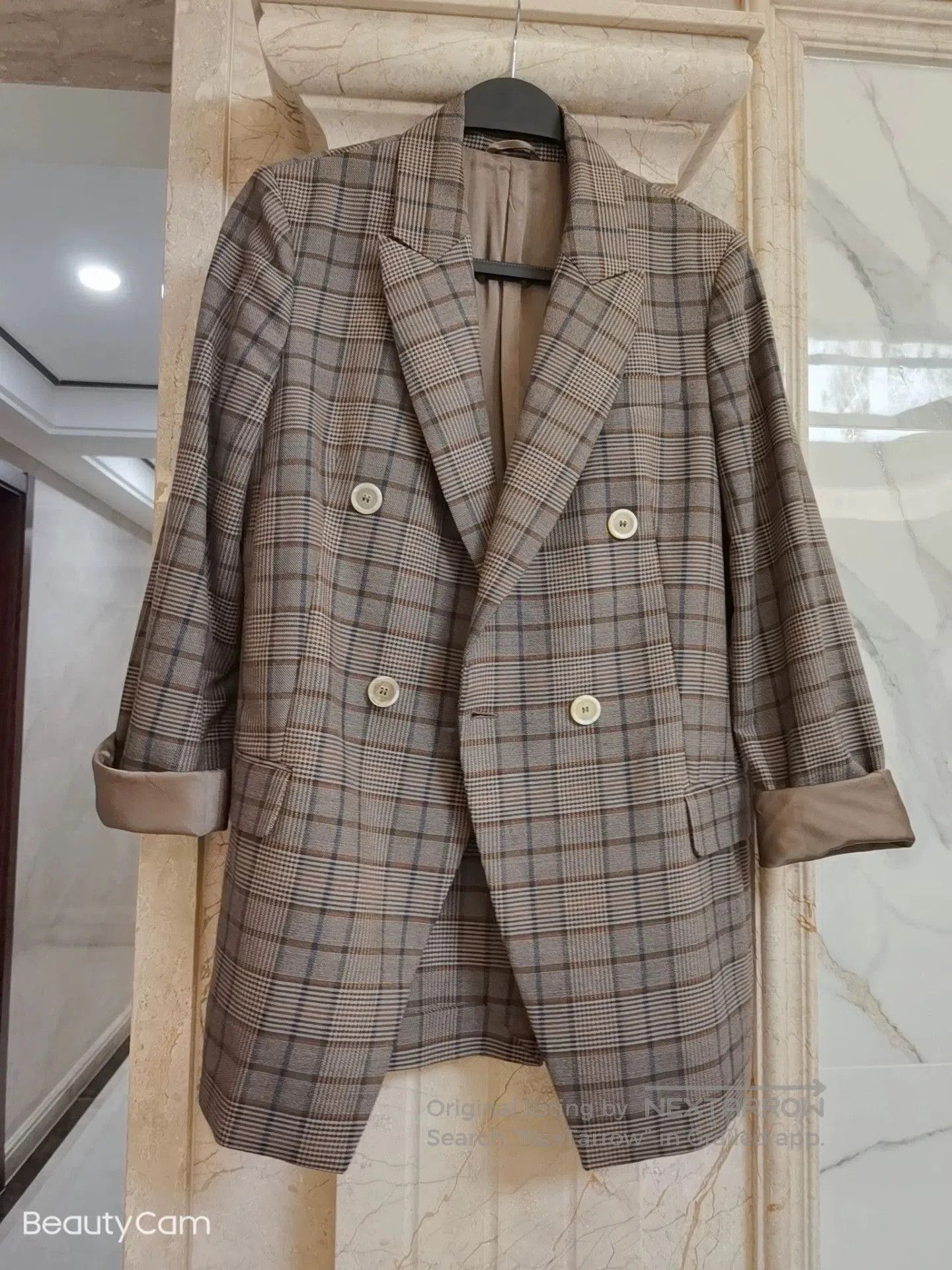 Brunello Cucinelli Brunello Cucinelli Plaid Blazer. Size US M / EU 48-50 / 2 - 1 Thumbnail