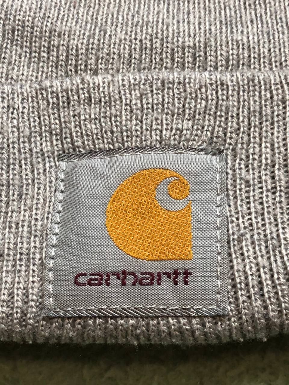 Carhartt Streetwear Vintage Y2K Hats gray Carhartt logo one size Size ONE SIZE - 6 Thumbnail