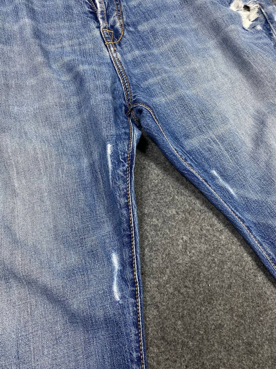 Bershka bershka distressed denim selvedgeon pocket nice design Size US 38 / EU 54 - 14 Thumbnail