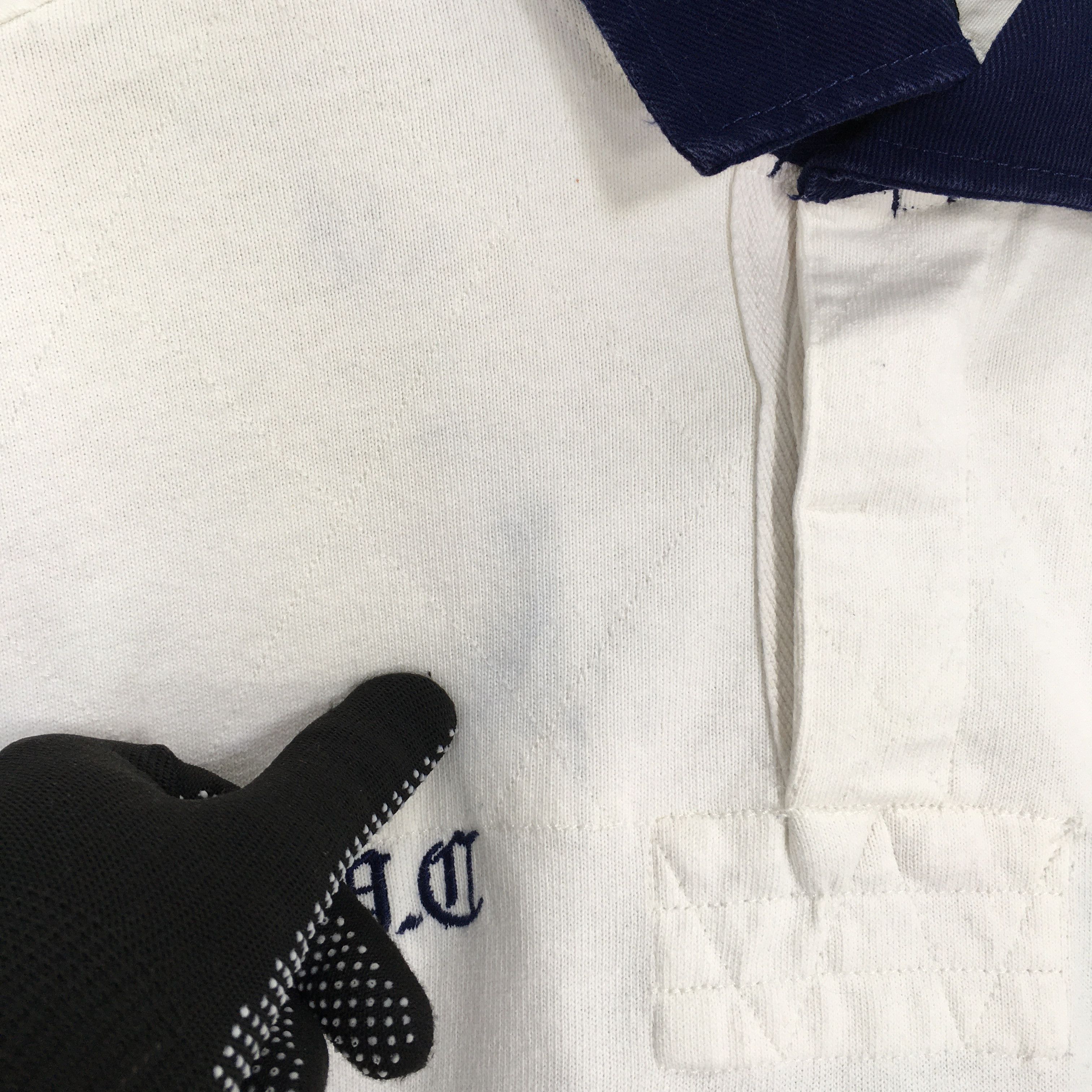 Polo Ralph Lauren × Ralph Lauren × Vintage Vintage 90s Polo Ralph Lauren Rugby Shirt Medium Size US M / EU 48-50 / 2 - 5 Thumbnail