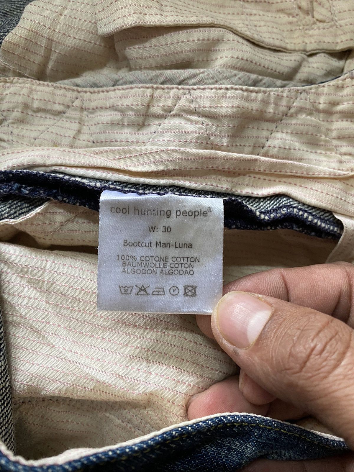 Vintage Flared Cool Hunting People Design Bootcut Man-Luna Size US 32 / EU 48 - 4 Thumbnail