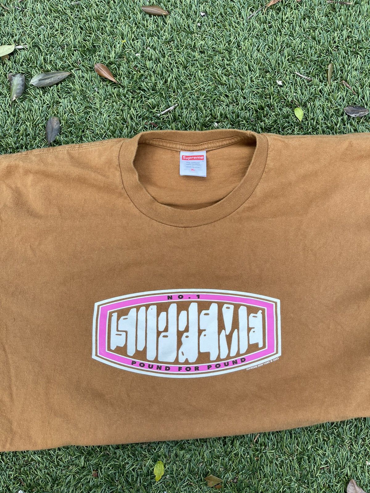 Supreme Pound for pound supreme T Size US XL / EU 56 / 4 - 3 Thumbnail