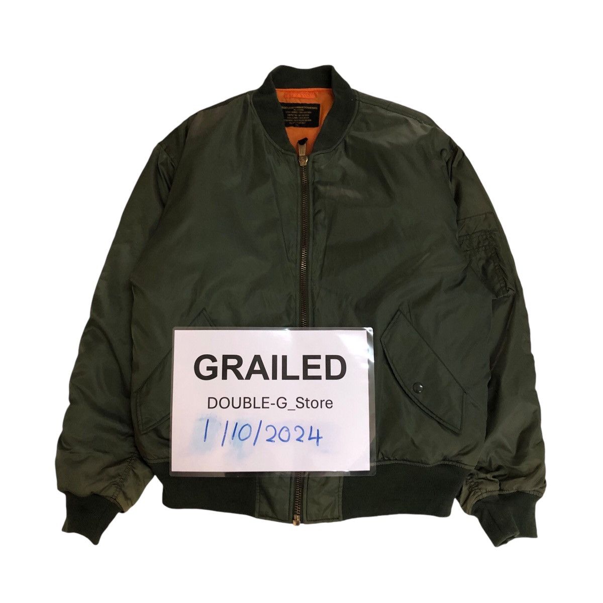 Japanese Brand Vintage RiotRiot Bomber Jacket Military Design Issey Miyake Size US L / EU 52-54 / 3 - 1 Thumbnail