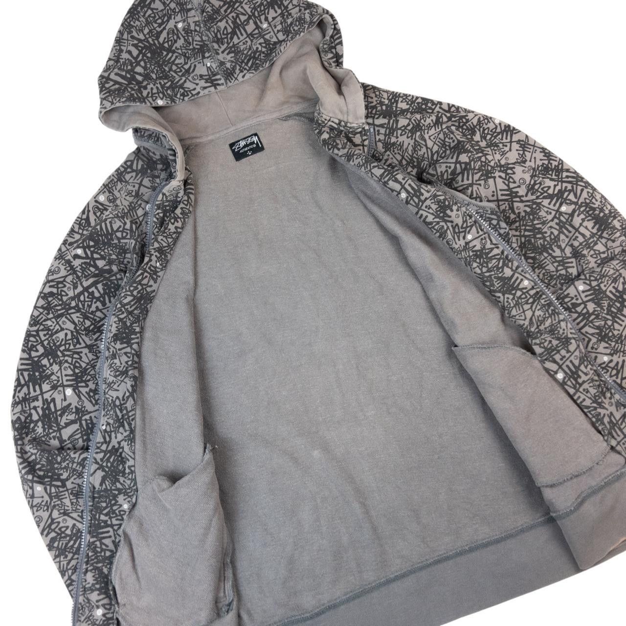 Stussy Vintage Stussy Graffiti Zip Up Hoodie Size M Size US M / EU 48-50 / 2 - 4 Thumbnail