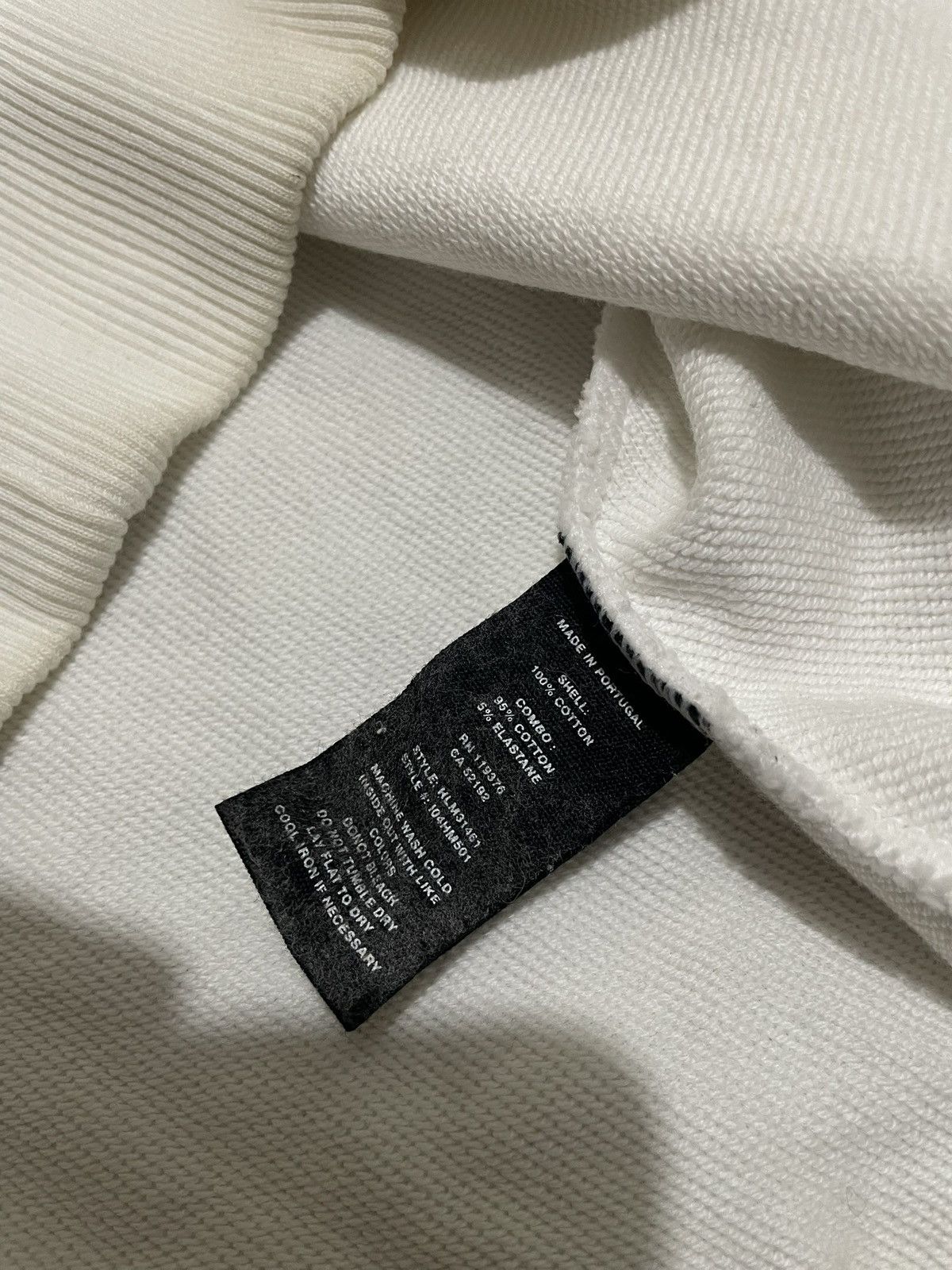 Helmut Lang Sold ❌Helmut Lang box logo white hoodie Size US M / EU 48-50 / 2 - 4 Thumbnail