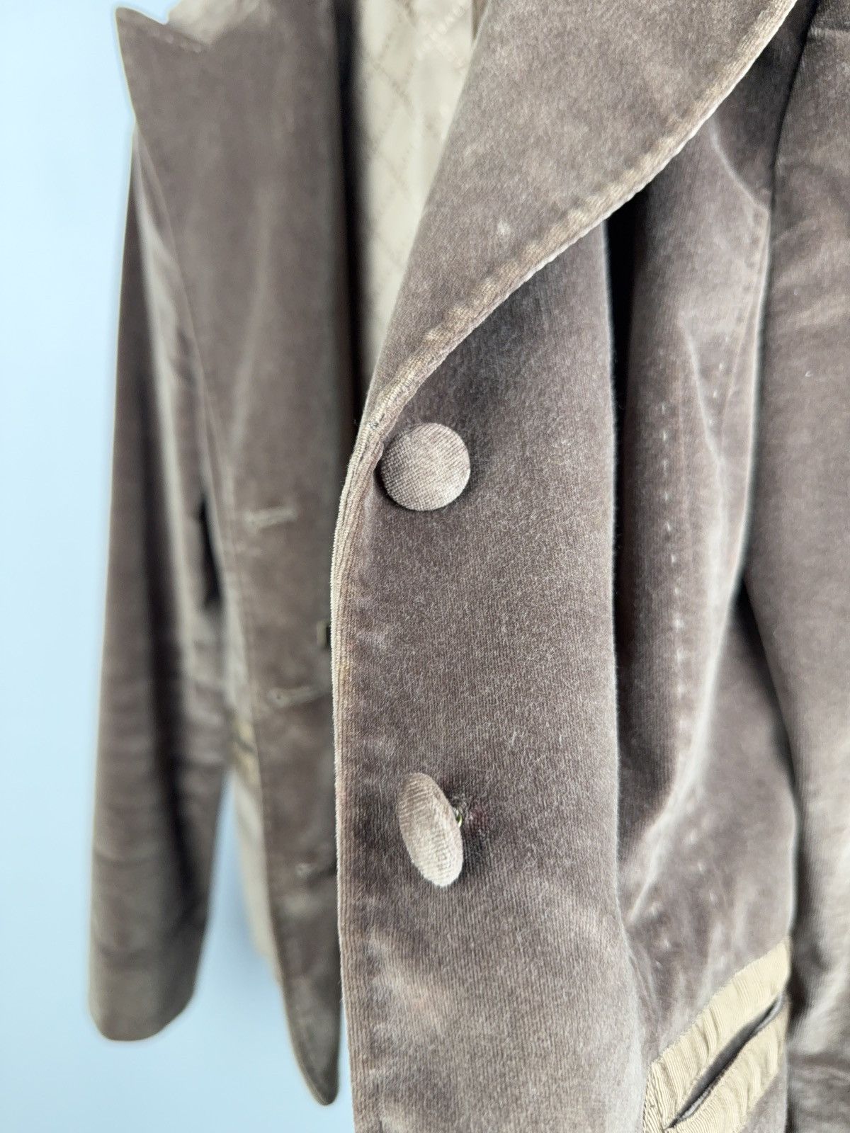Bally Luxury Bally Switzerland Brown Velvet Tailored Blazer 38 Size M / US 6-8 / IT 42-44 - 11 Thumbnail