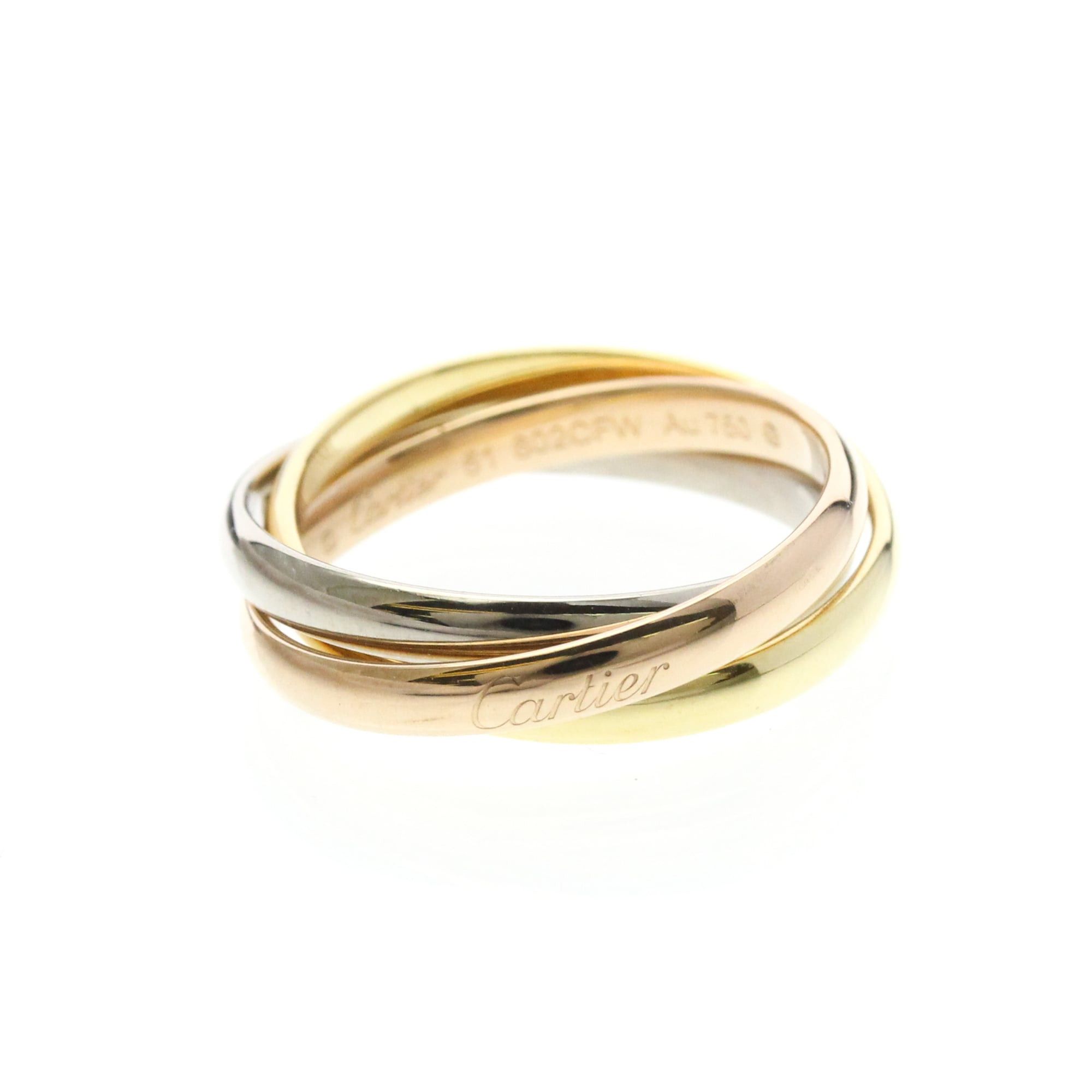 Cartier CARTIER Trinity Ring Yellow Gold (18K),Pink Gold (18K),White Gold (18K) Polished Size ONE SIZE - 1 Thumbnail