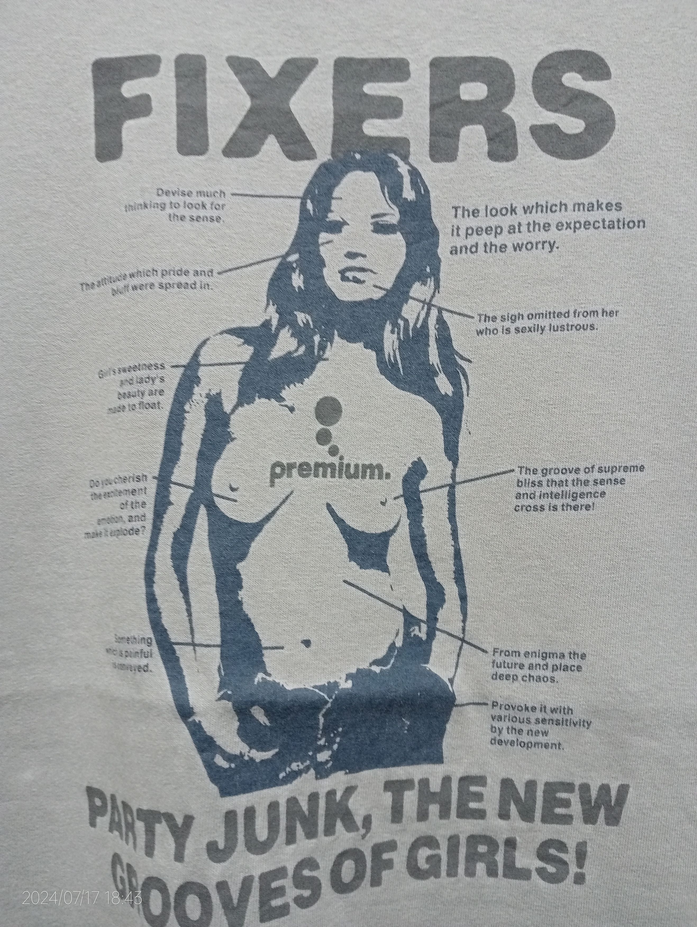 Anvil × Seditionaries Vintage Party Junk The New Grooves of Girls Tee Size US M / EU 48-50 / 2 - 2 Thumbnail