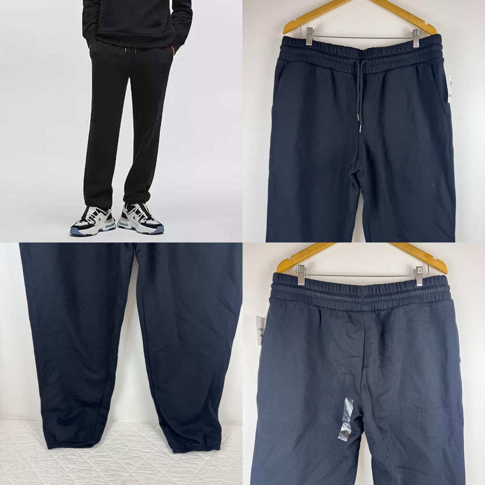 Walls Mode of One Mens Fleece Sweatpants Deep Black XL 100187085MN Size US 36 / EU 52 - 9 Thumbnail
