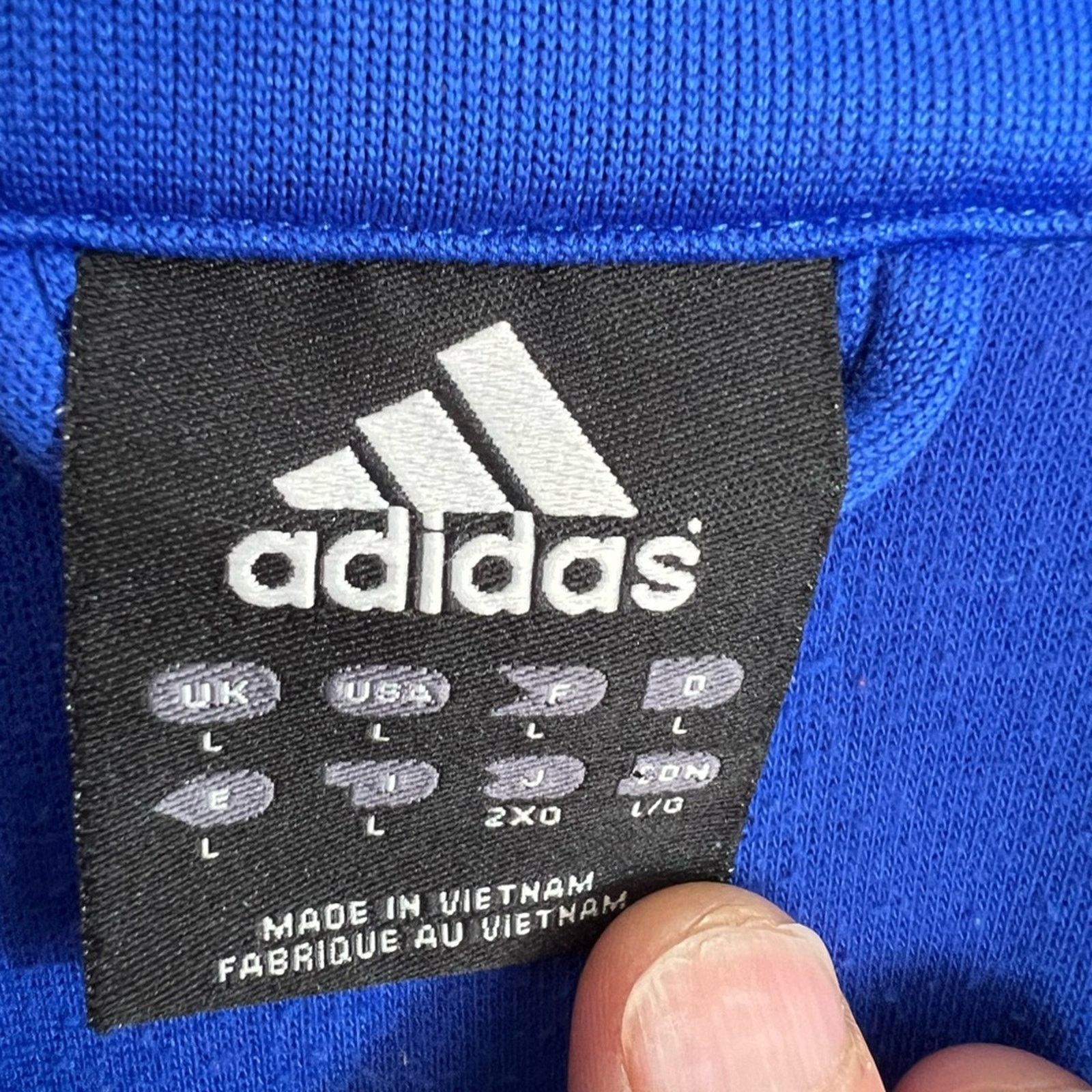 Adidas Vintage Adidas Track Jacket 90s 3 Stripes Tre Foil Full Zip Size US L / EU 52-54 / 3 - 7 Thumbnail