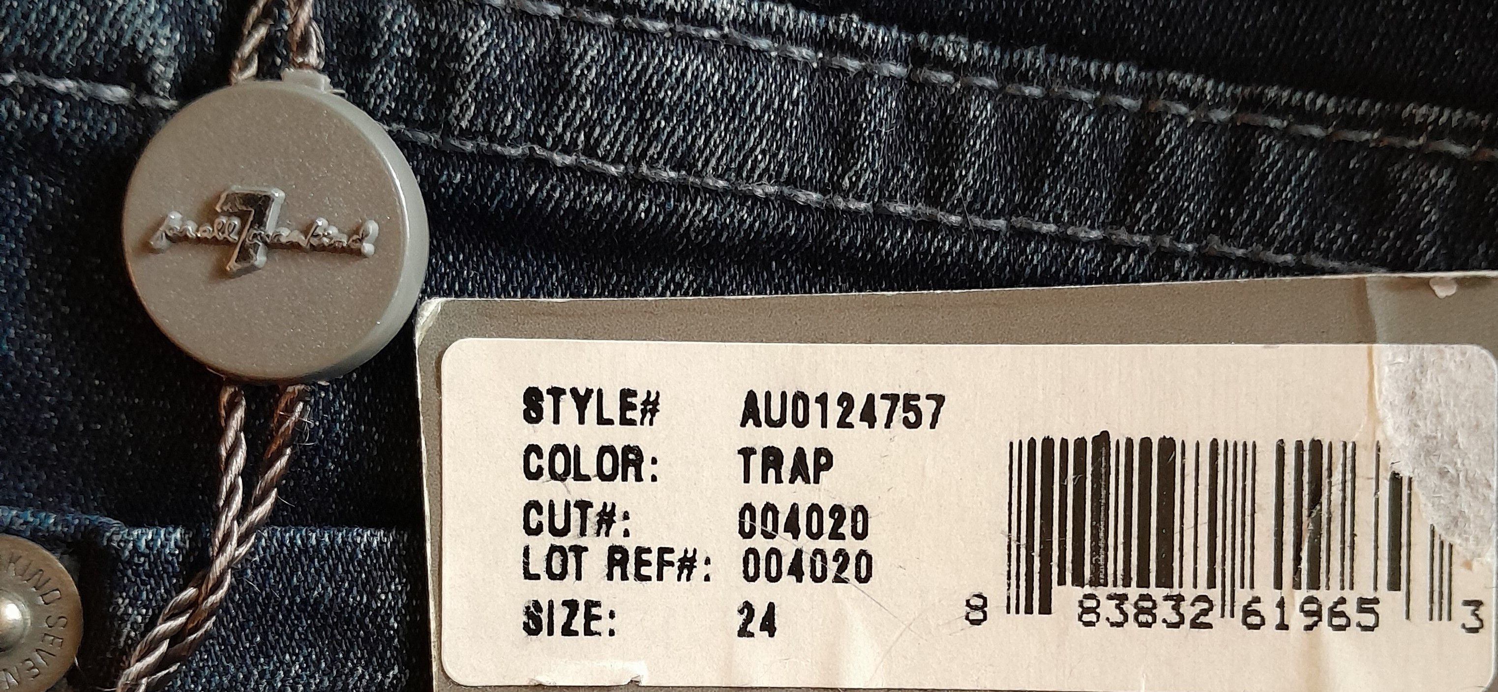 7 For All Mankind New 7 For All Mankind High Waisted Super Skinny Jeans Size 24" / US 00 / IT 34 - 8 Thumbnail