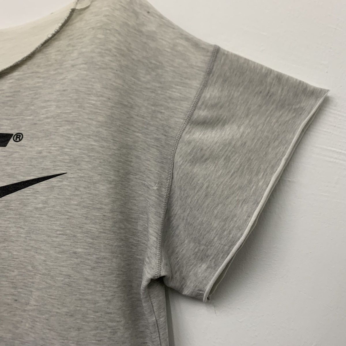 Nike Vintage 80s Nike Cropped Top T-shirt Size L / US 10 / IT 46 - 6 Thumbnail