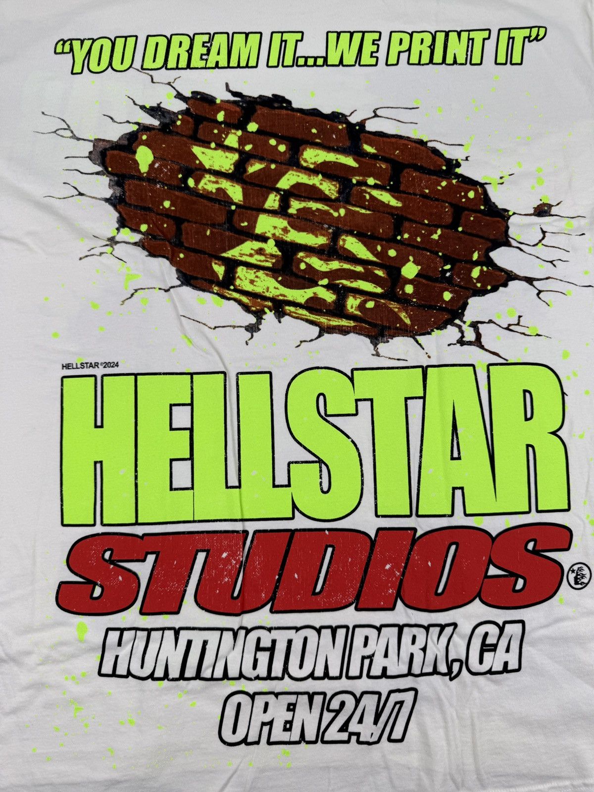 HELLSTAR Hellstar Studios Brick Wall T-shirt Size US XL / EU 56 / 4 - 4 Thumbnail