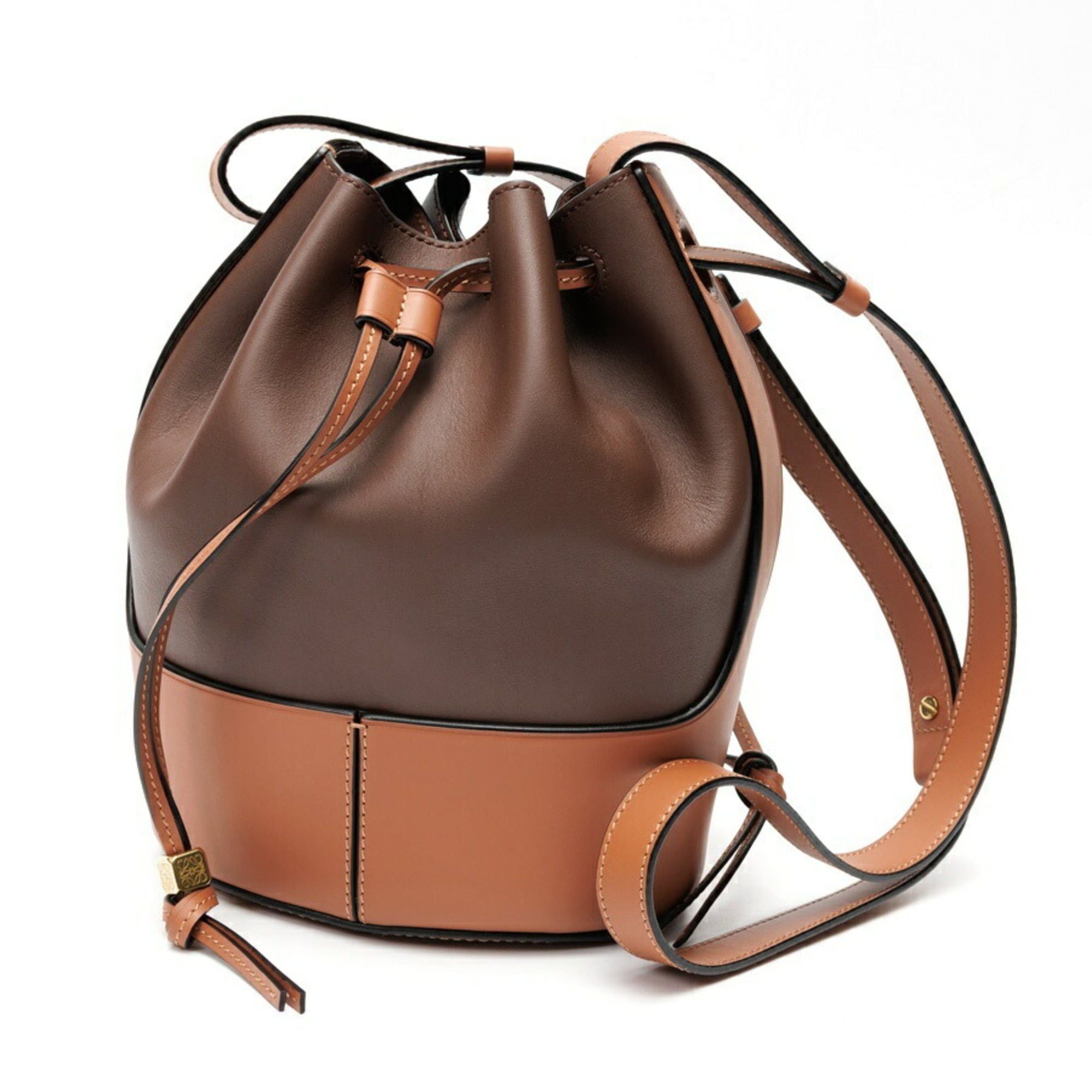 Loewe Loewe Balloon Bag Small Shoulder A686C31X01 326.76AC31 Leather Brown Tan Size ONE SIZE - 1 Thumbnail