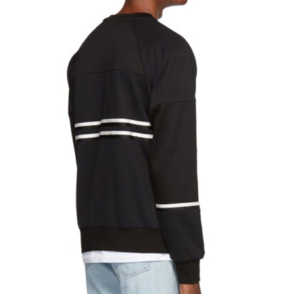 Paul Smith PS by Paul Smith Black Striped Panelled Sweatshirt Size S Size US S / EU 44-46 / 1 - 2 Thumbnail