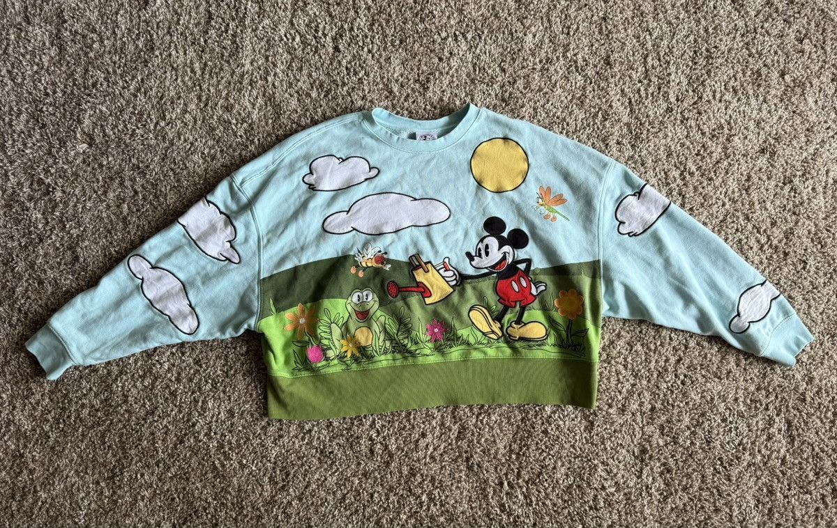 Disney Disney Mickey Mouse Mickey’s Garden Crewneck Size M / US 6-8 / IT 42-44 - 1 Thumbnail