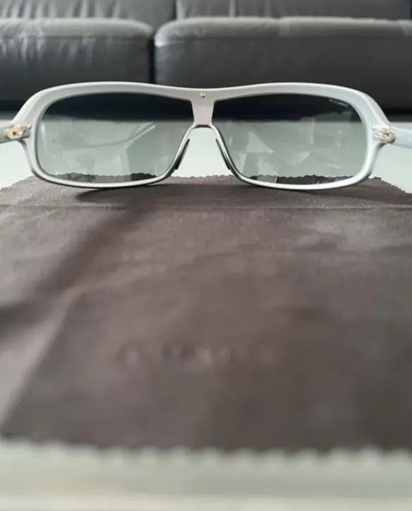 Prada PRADA Sunglasses SPS 6D Sport Red Tab Shield Mask Symbole Size ONE SIZE - 3 Thumbnail