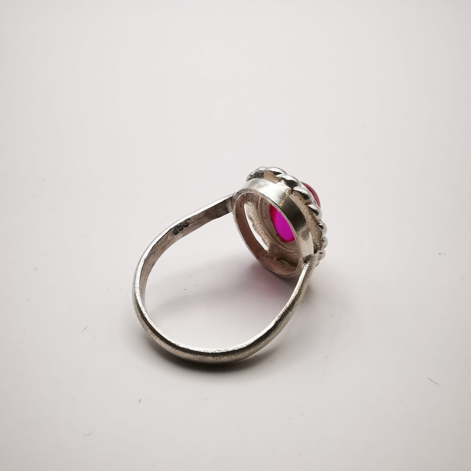 Sterling Silver × Vintage Vintage,Rare Ring 925 Sterling Silver,Jewelry,Ruby size 7 Size ONE SIZE - 3 Thumbnail